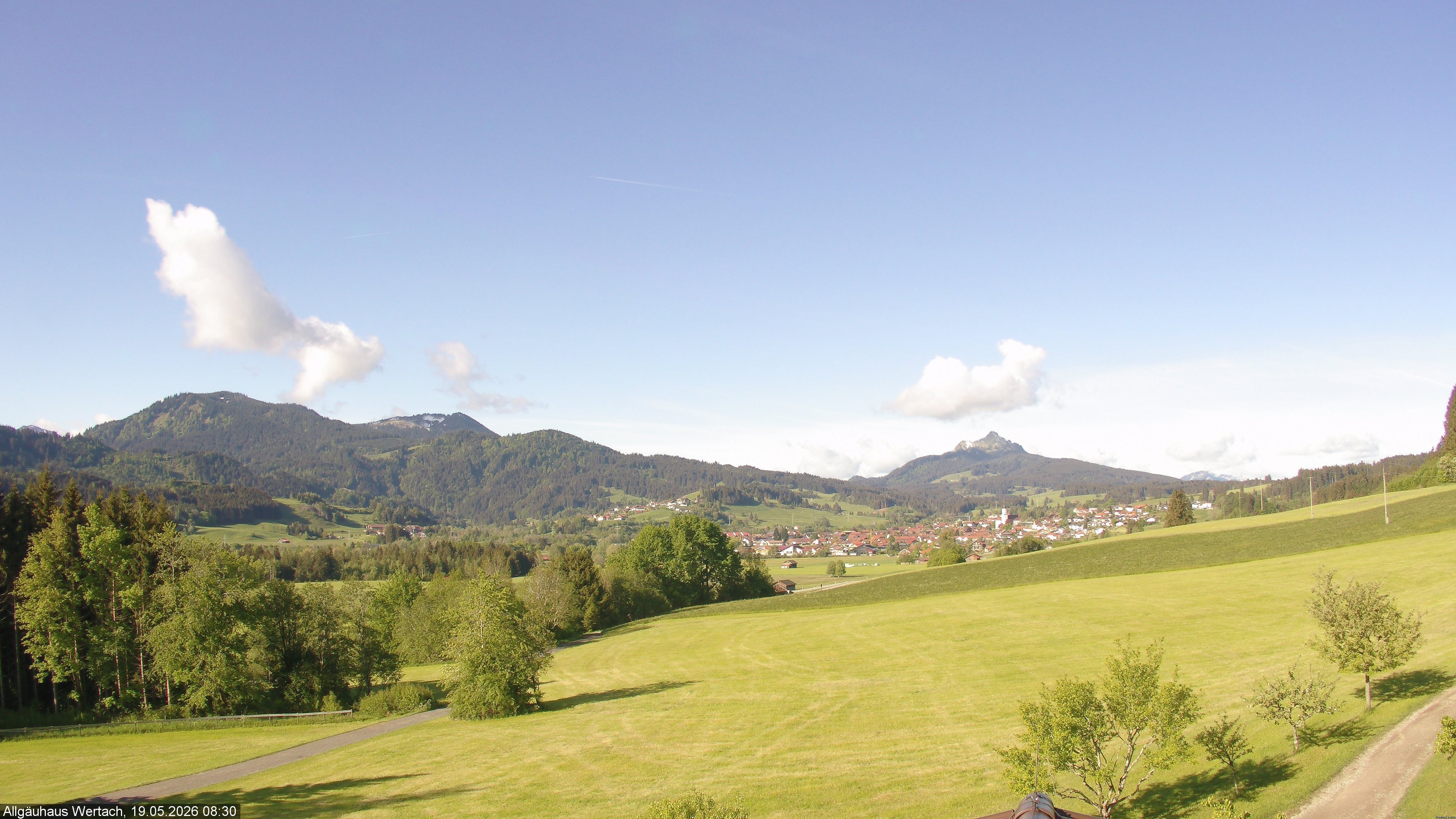 Archiv Foto Webcam Wertach - Allgäuhaus