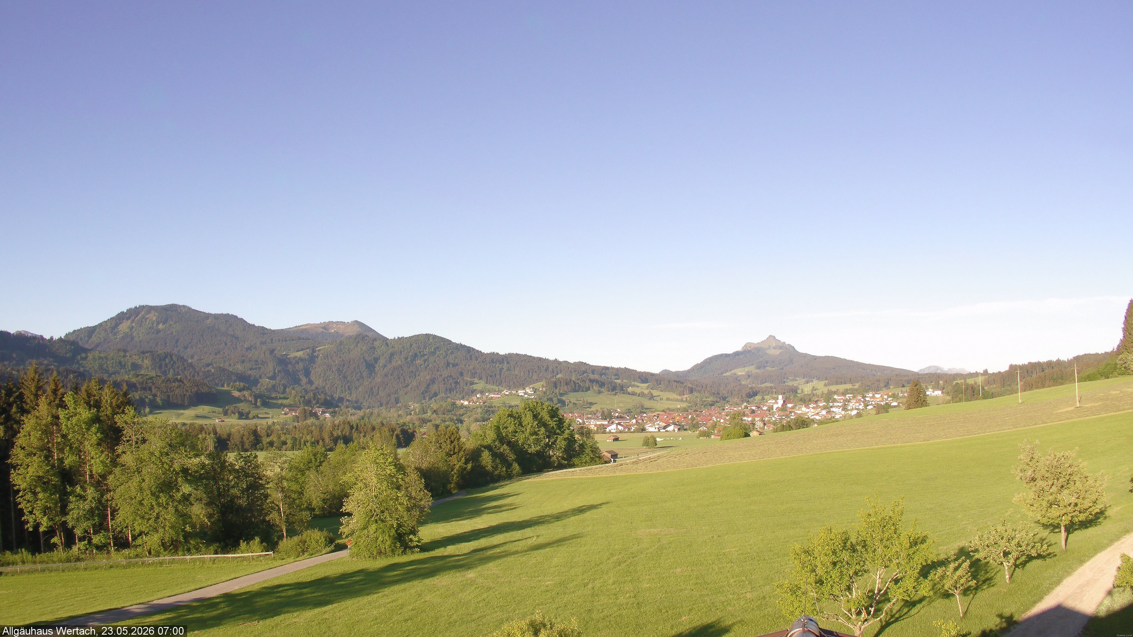 Archiv Foto Webcam Wertach - Allgäuhaus