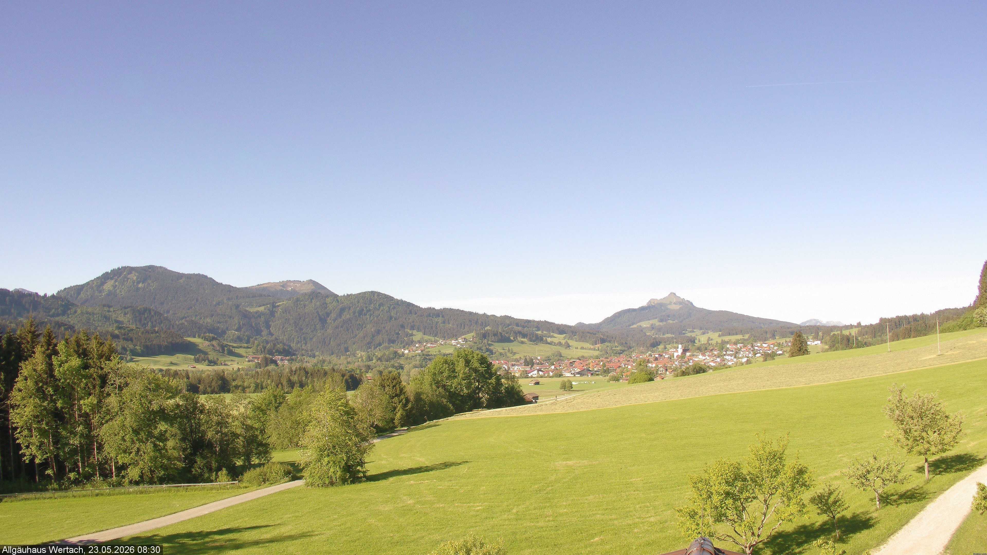 Archiv Foto Webcam Wertach - Allgäuhaus
