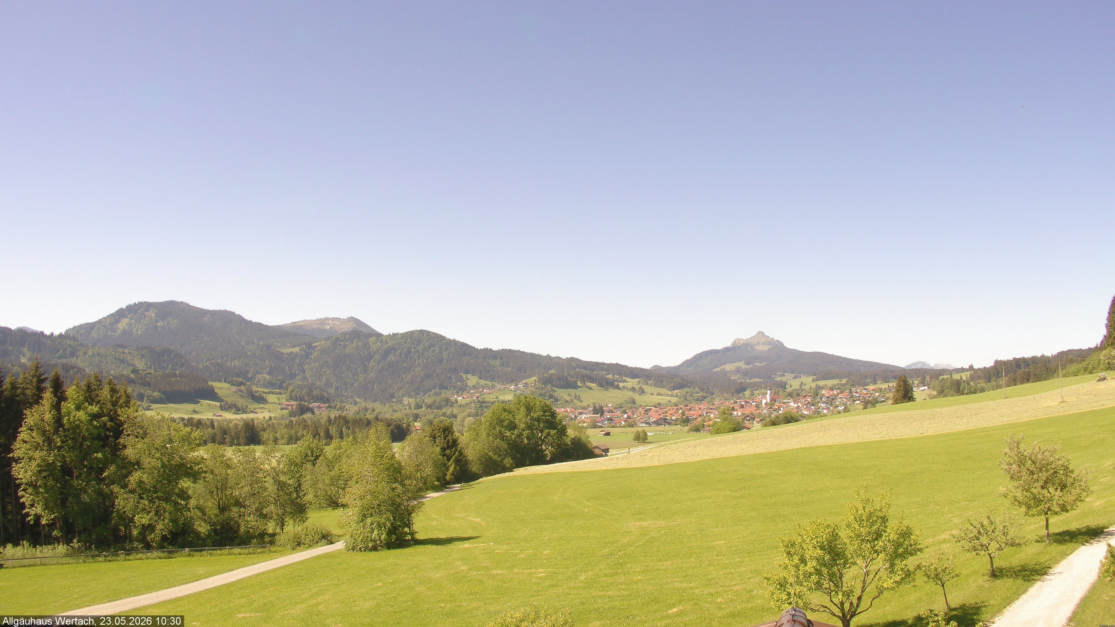 Archiv Foto Webcam Wertach - Allgäuhaus