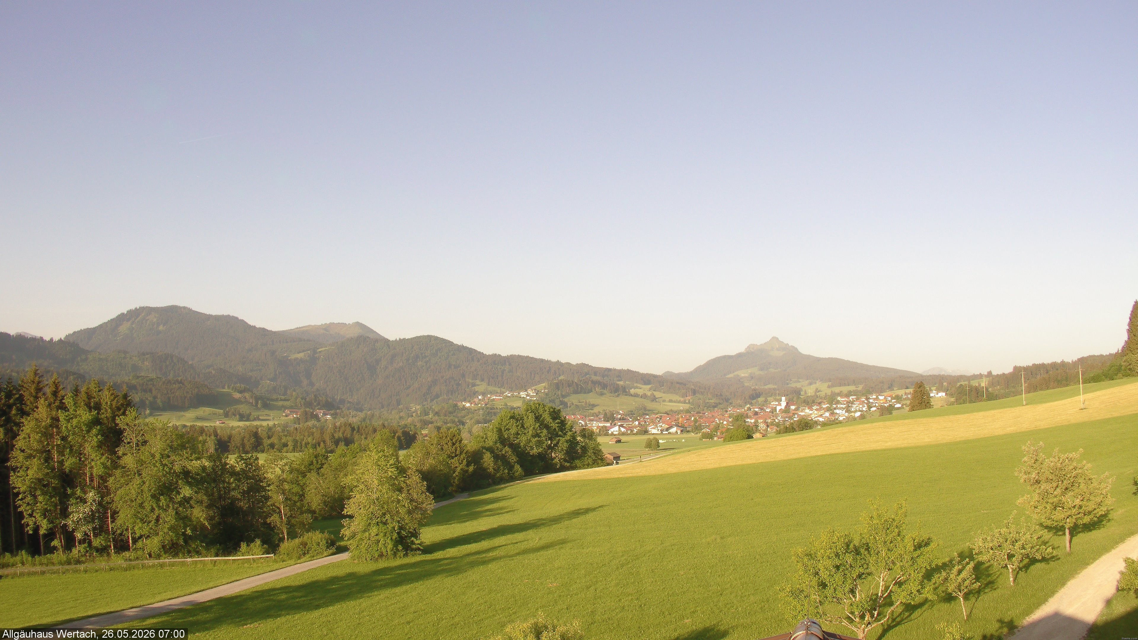 Archiv Foto Webcam Wertach - Allgäuhaus