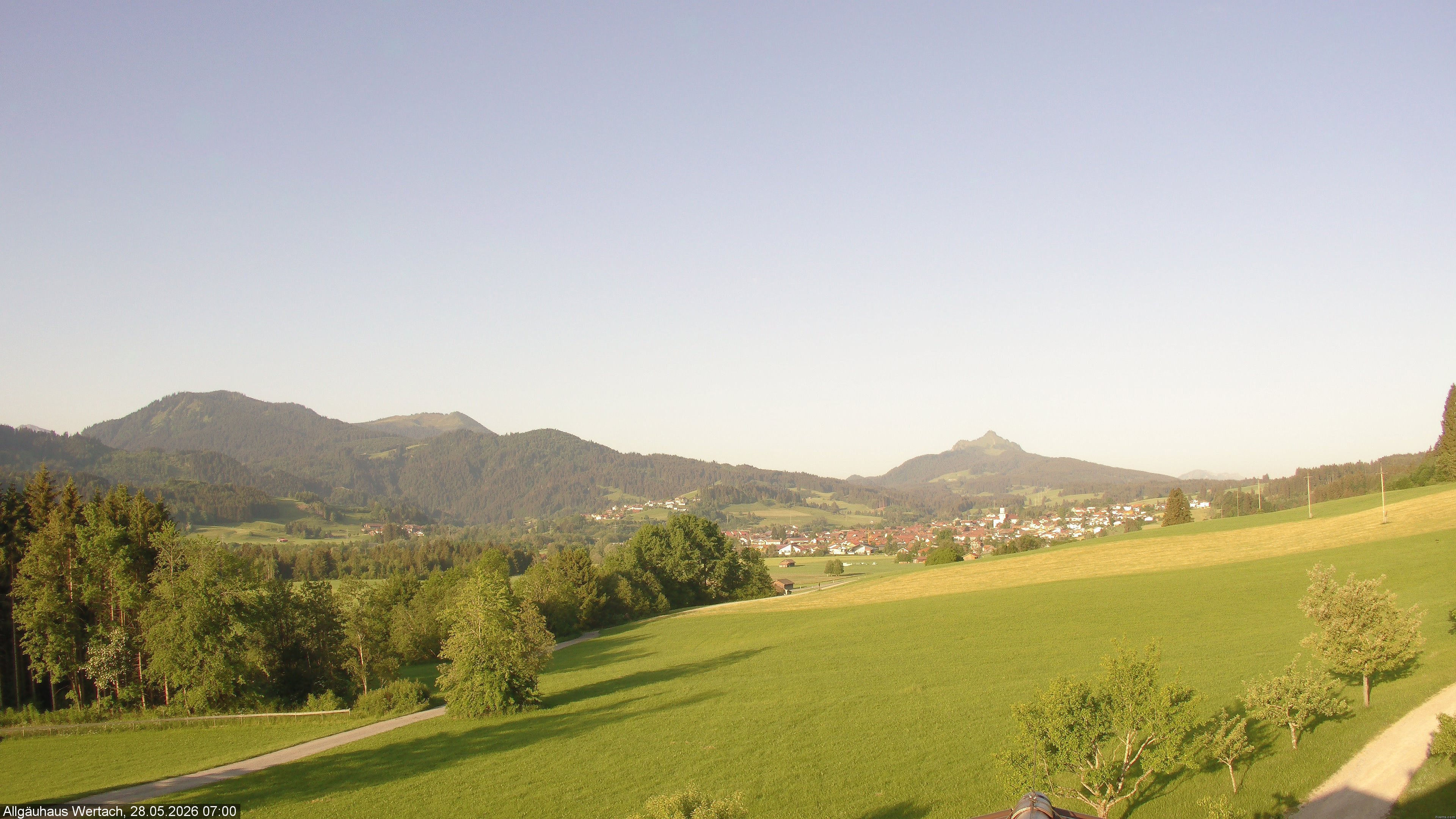 Archiv Foto Webcam Wertach - Allgäuhaus