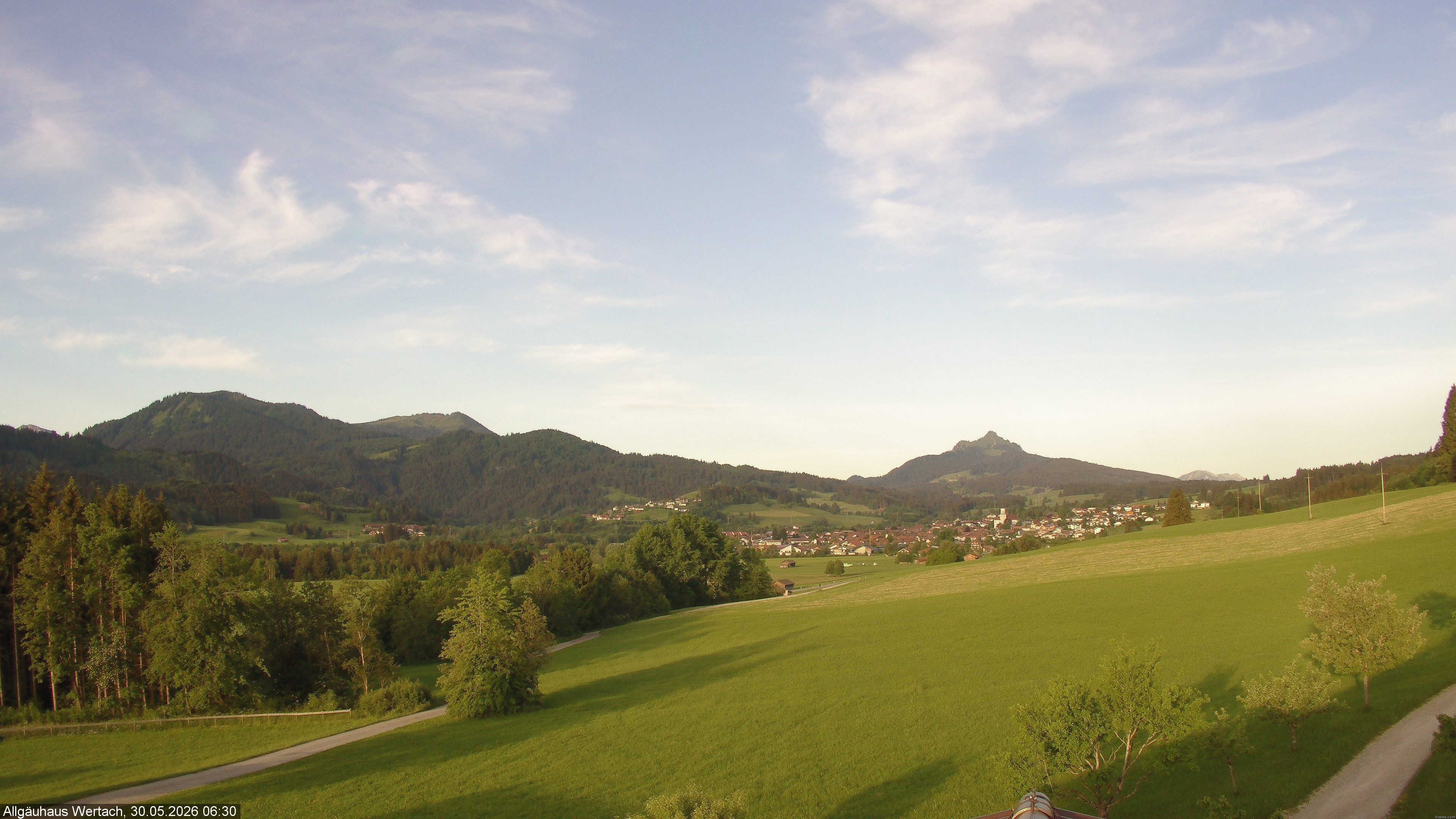 Archiv Foto Webcam Wertach - Allgäuhaus