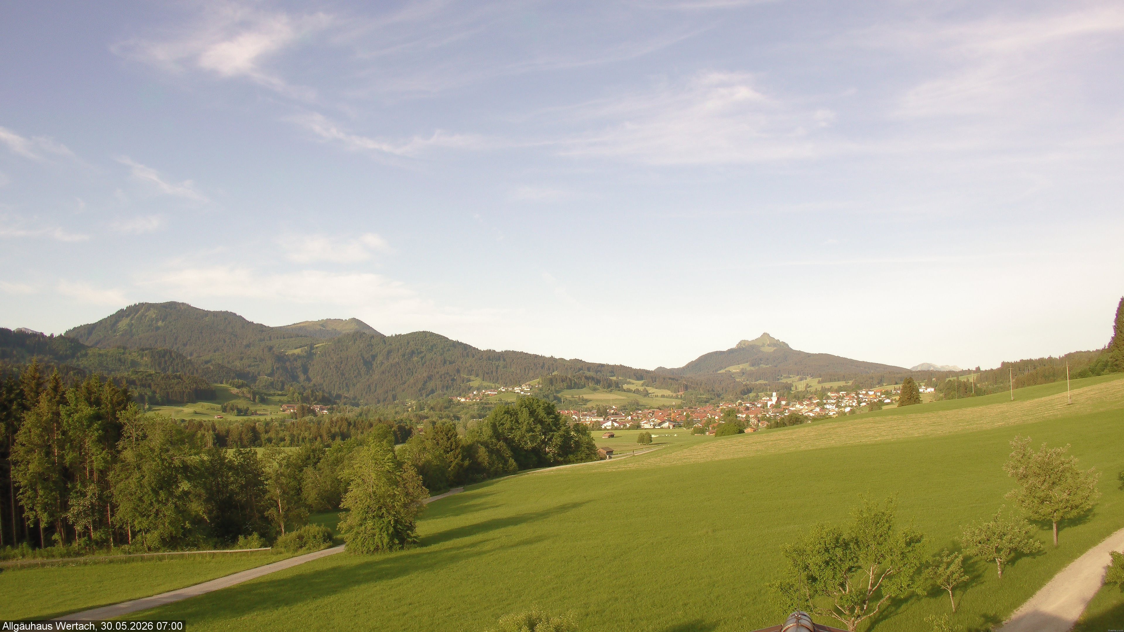 Archiv Foto Webcam Wertach - Allgäuhaus