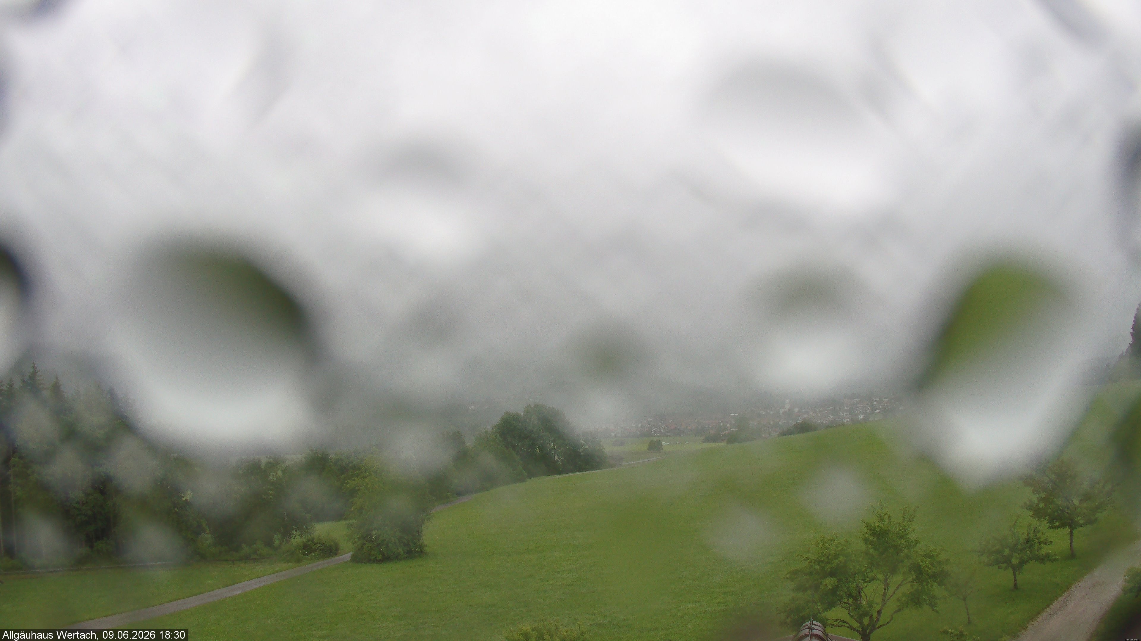Archived image Webcam Have a look at the charming valley Wertach