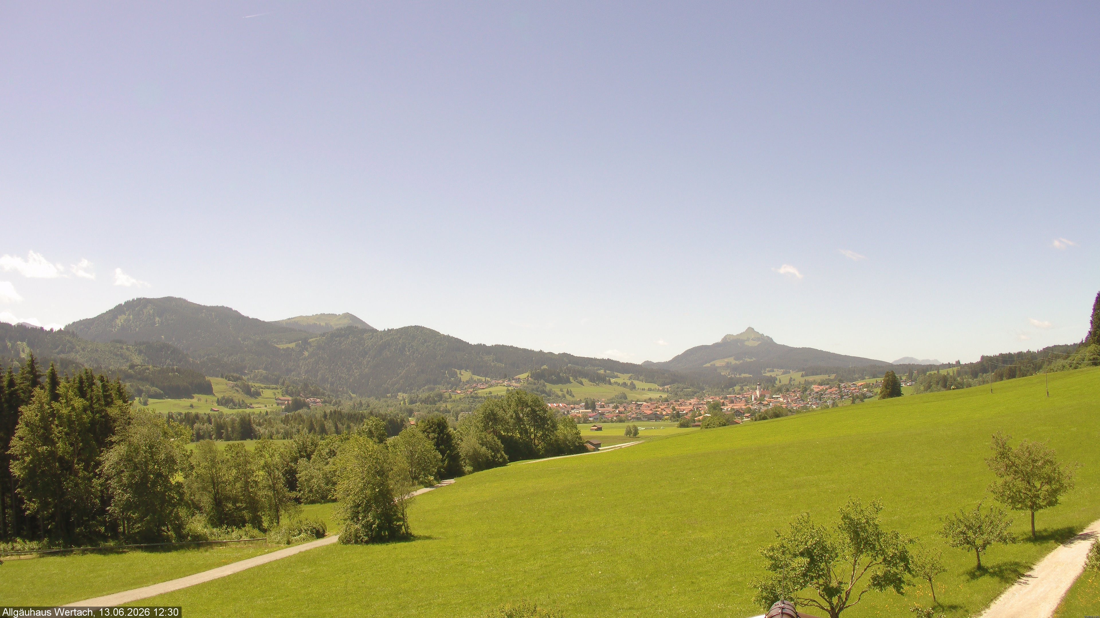 Archiv Foto Webcam Wertach - Allgäuhaus