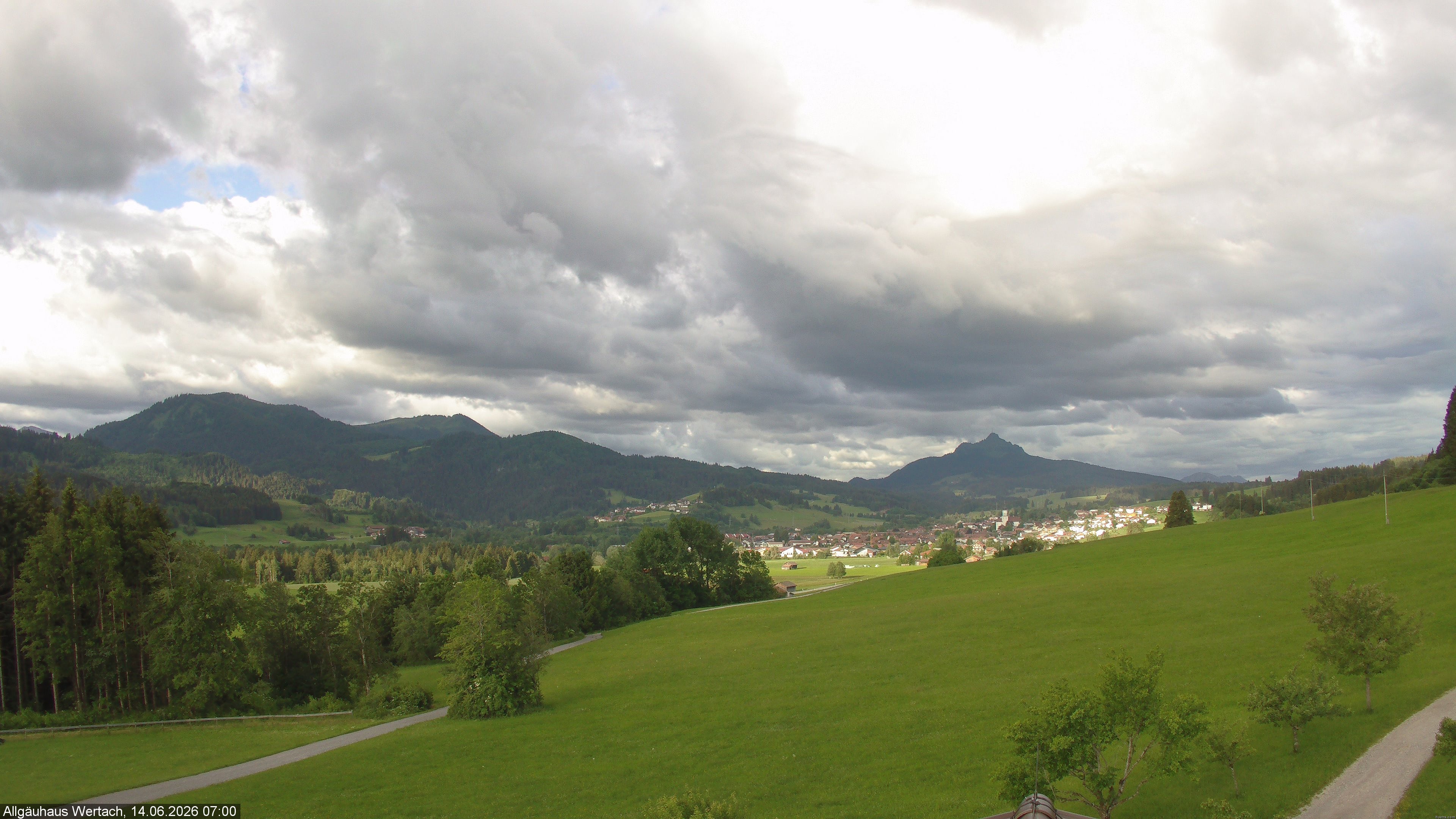 Archiv Foto Webcam Wertach - Allgäuhaus
