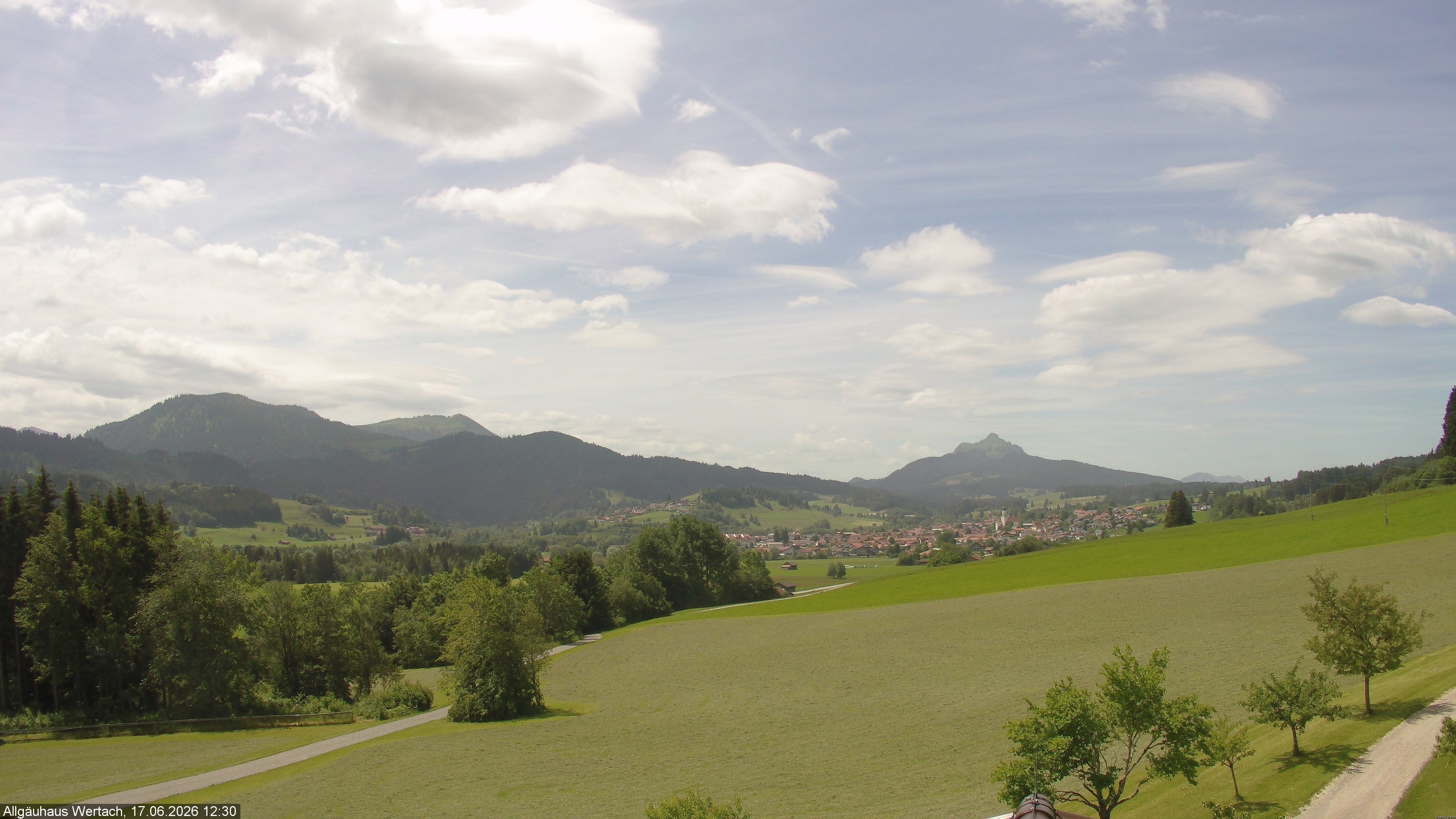 Archiv Foto Webcam Wertach - Allgäuhaus