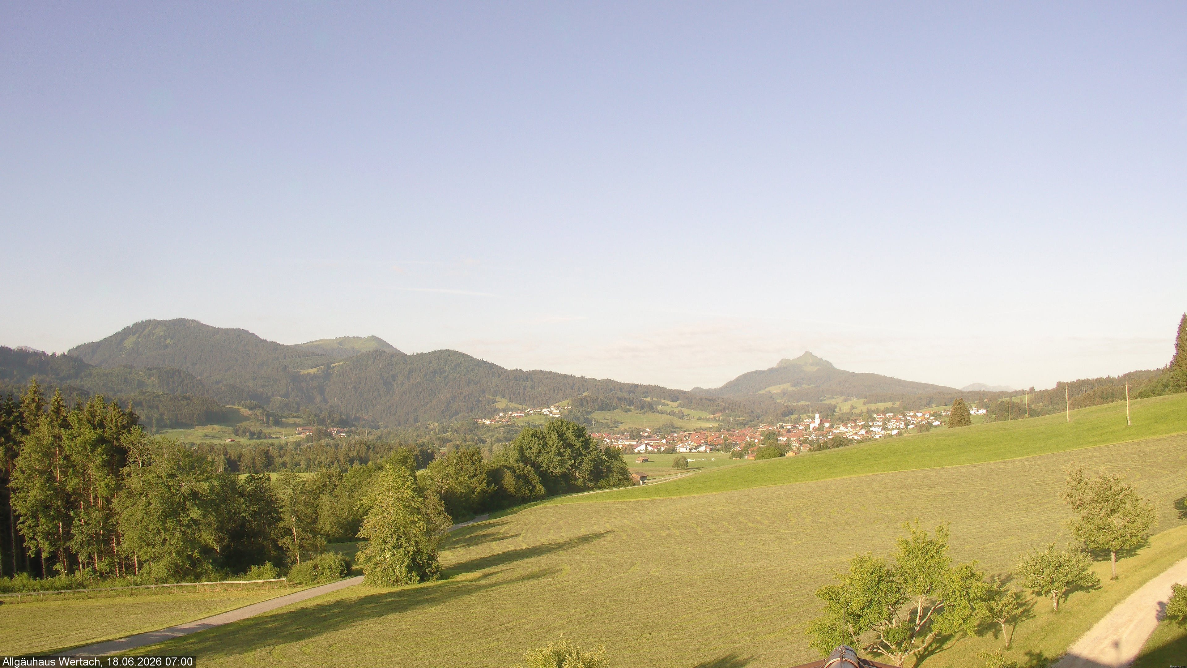 Archiv Foto Webcam Wertach - Allgäuhaus