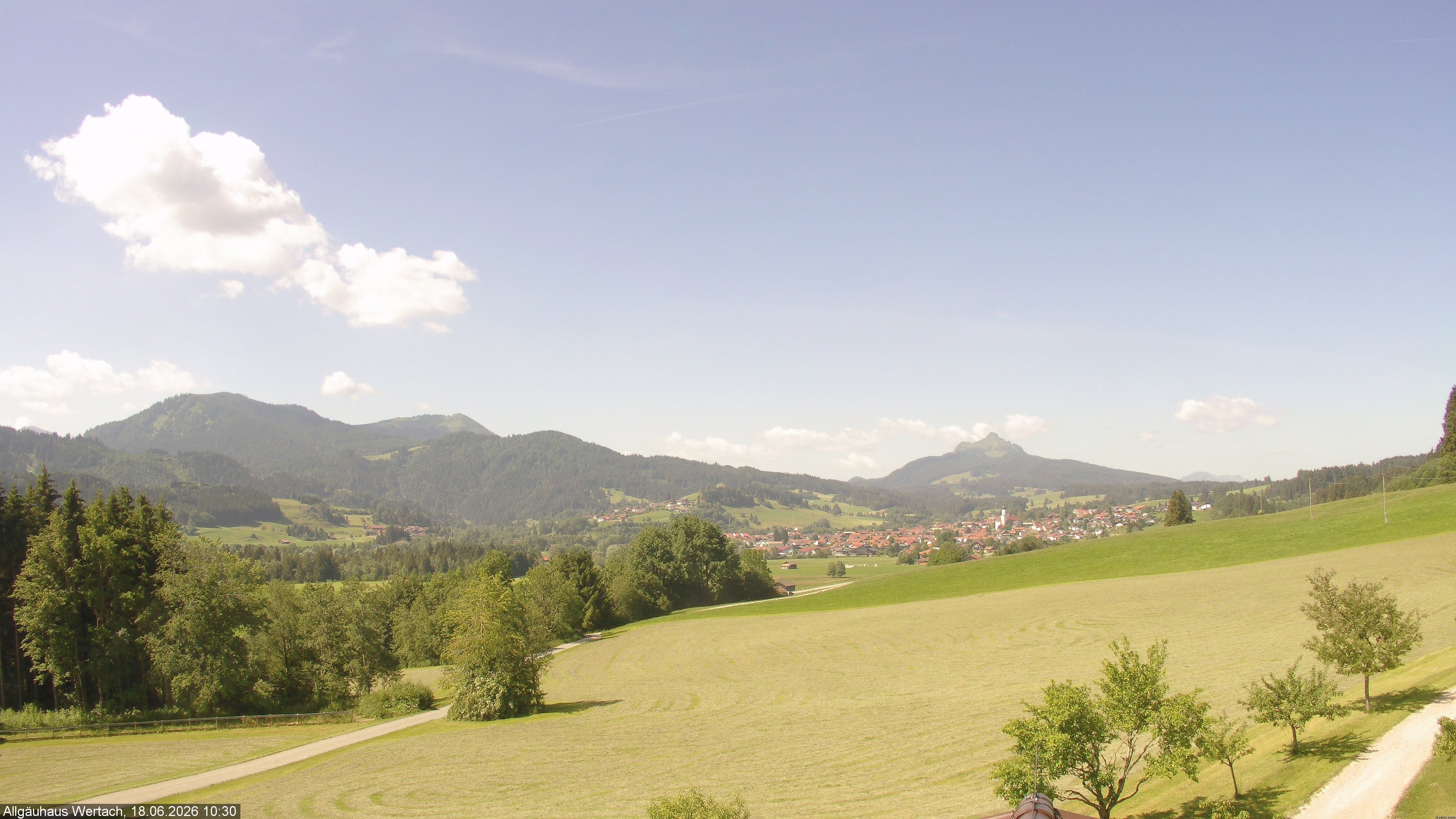 Archiv Foto Webcam Wertach - Allgäuhaus