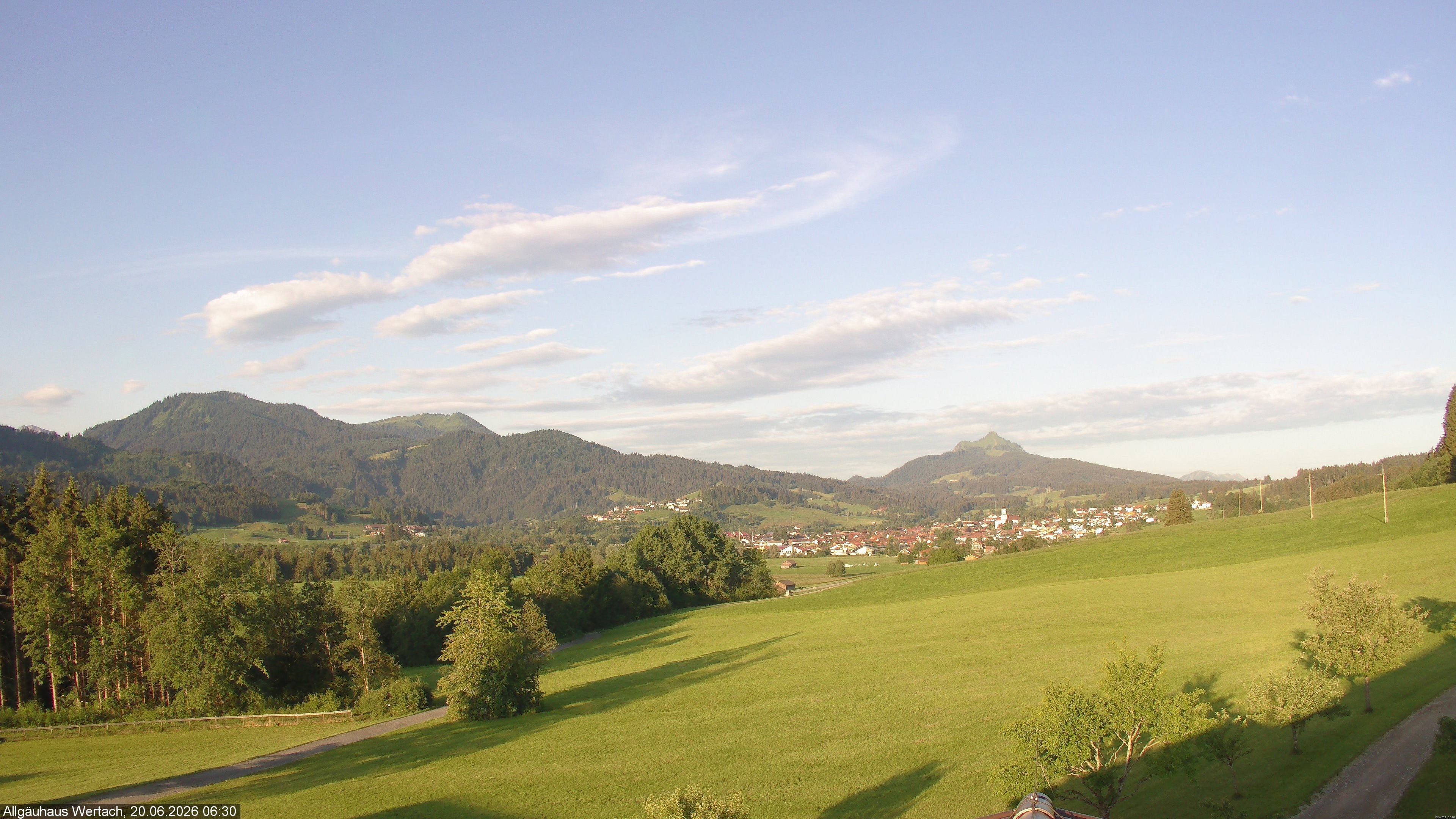 Archiv Foto Webcam Wertach - Allgäuhaus