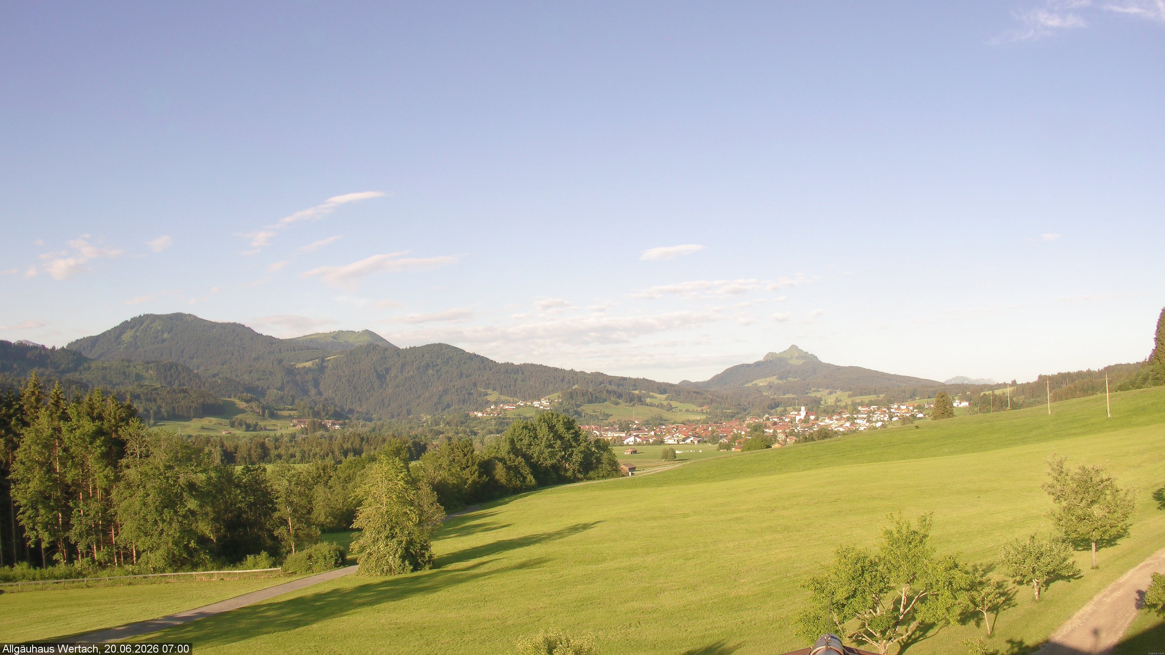 Archiv Foto Webcam Wertach - Allgäuhaus