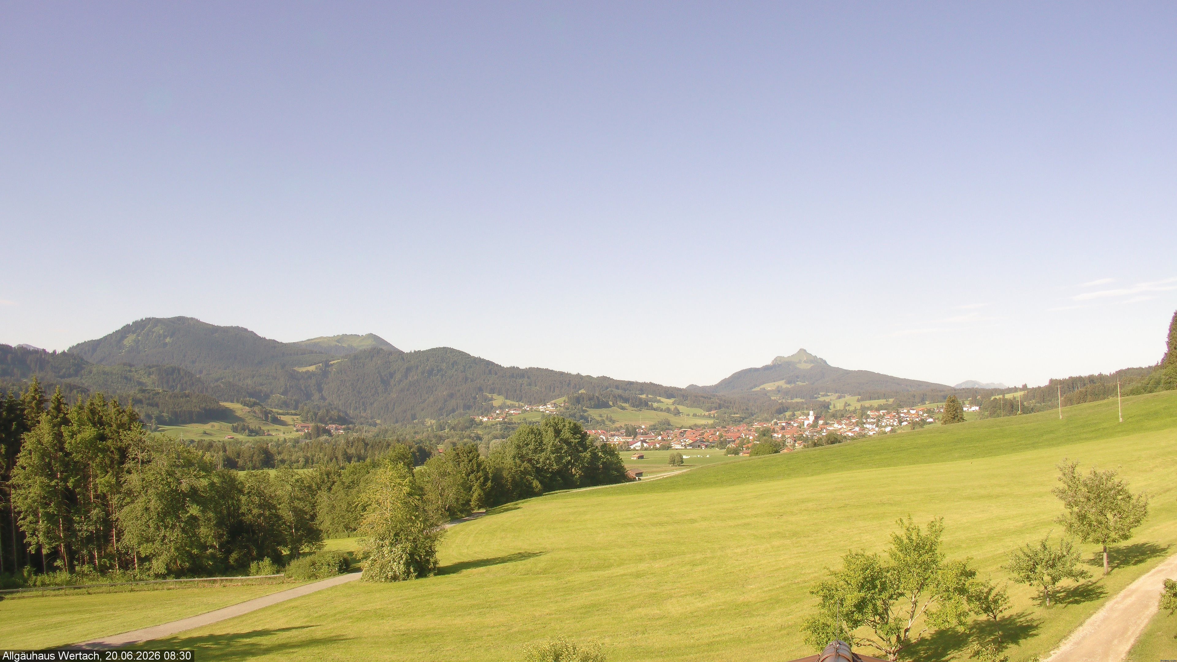 Archiv Foto Webcam Wertach - Allgäuhaus