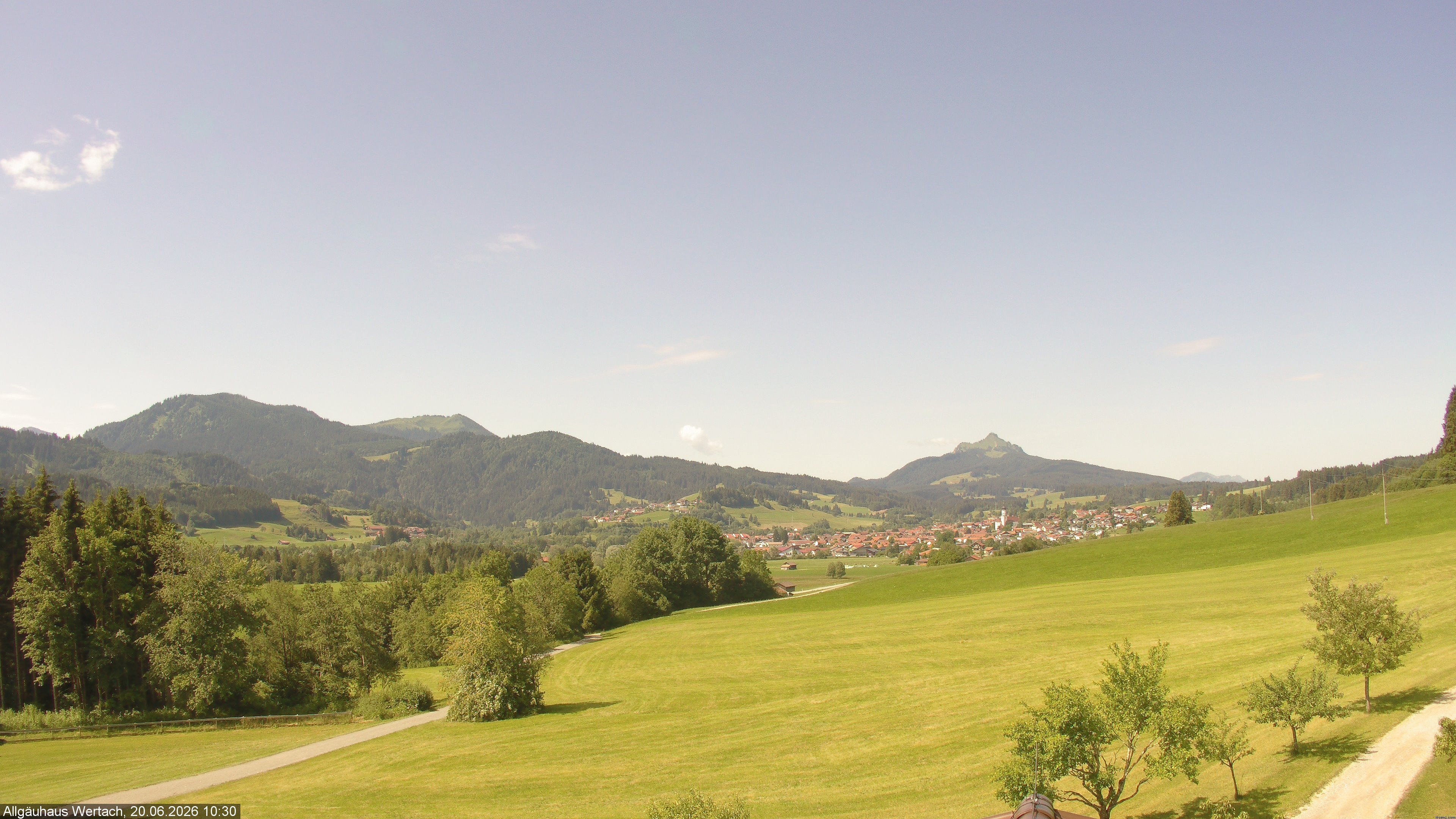 Archiv Foto Webcam Wertach - Allgäuhaus