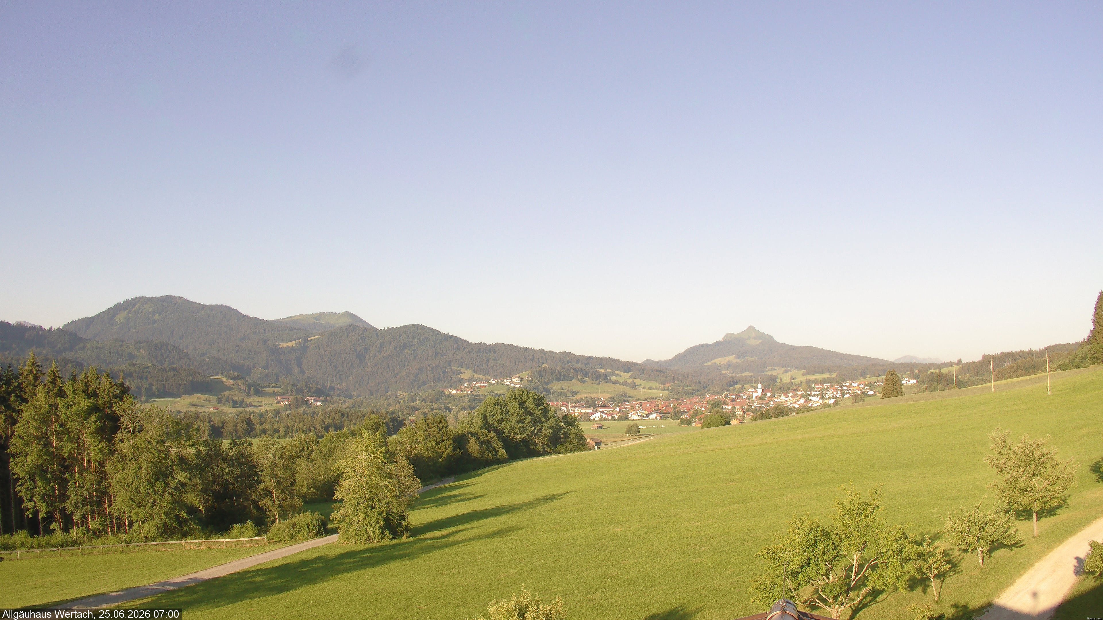 Archiv Foto Webcam Wertach - Allgäuhaus