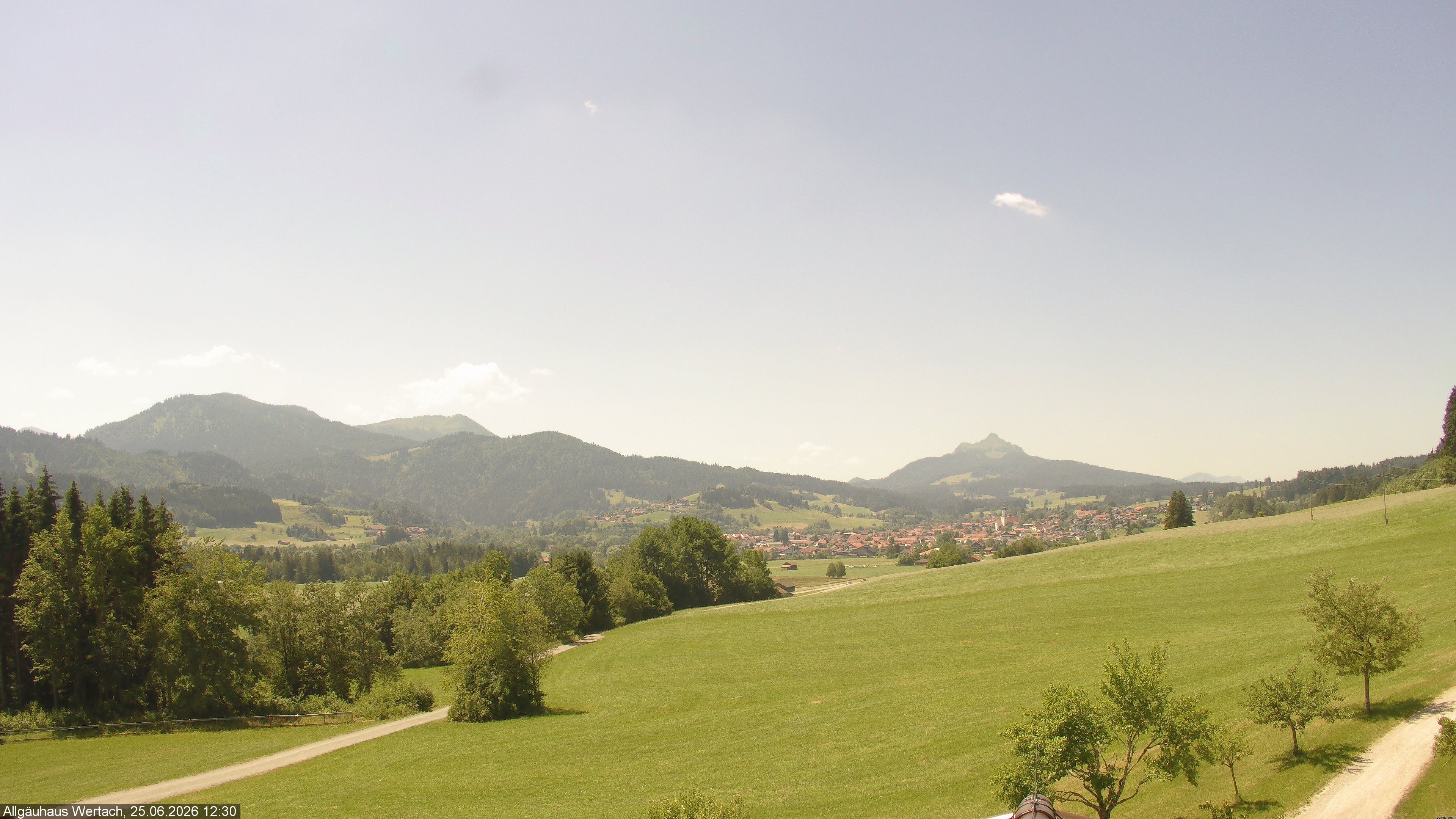 Archiv Foto Webcam Wertach - Allgäuhaus