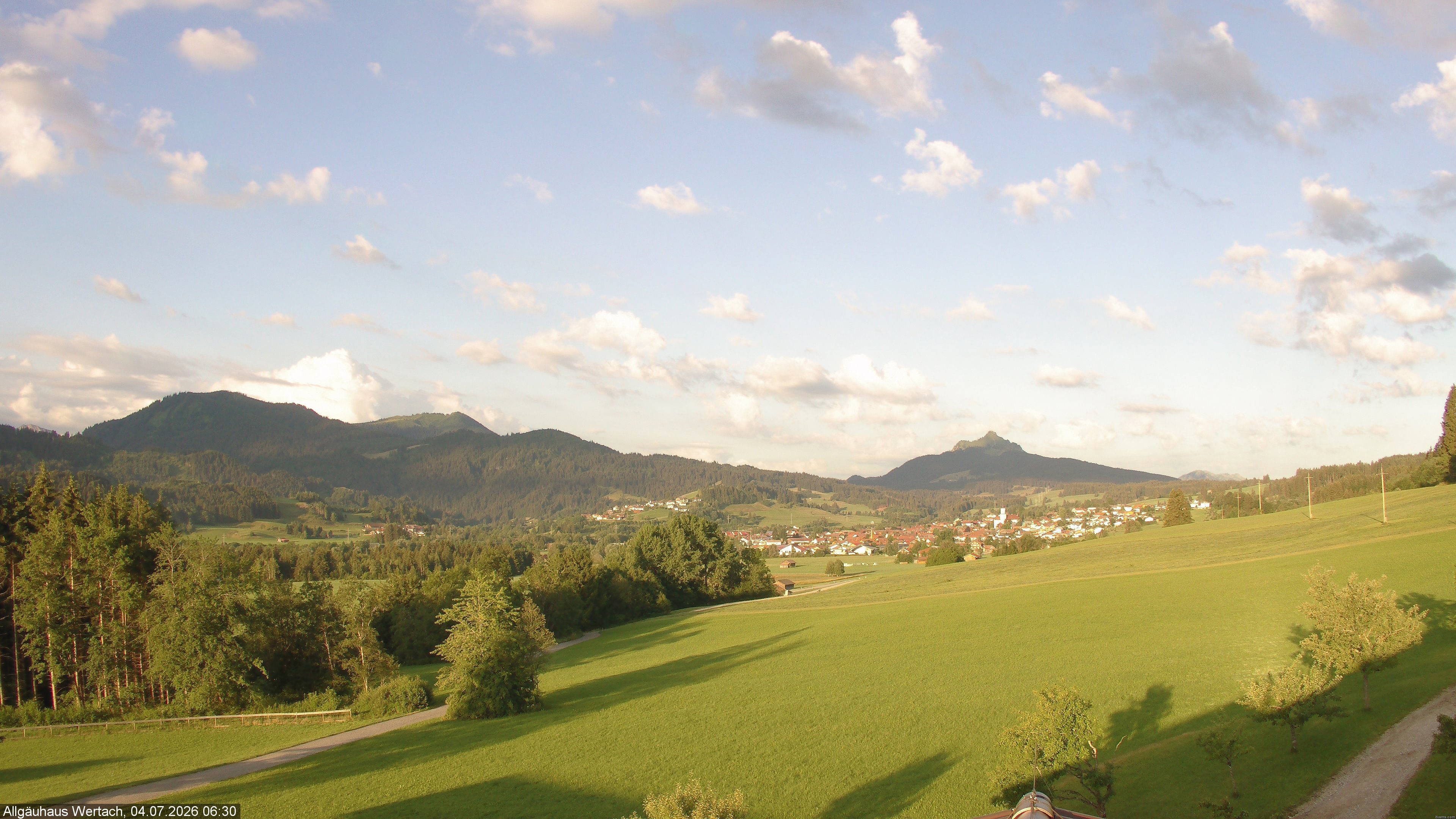 Archiv Foto Webcam Wertach - Allgäuhaus
