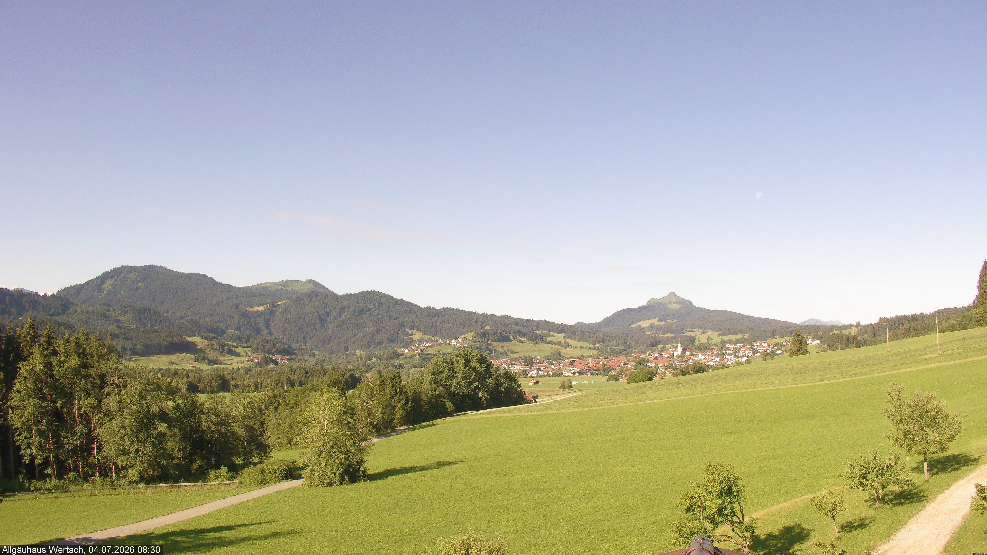 Archiv Foto Webcam Wertach - Allgäuhaus
