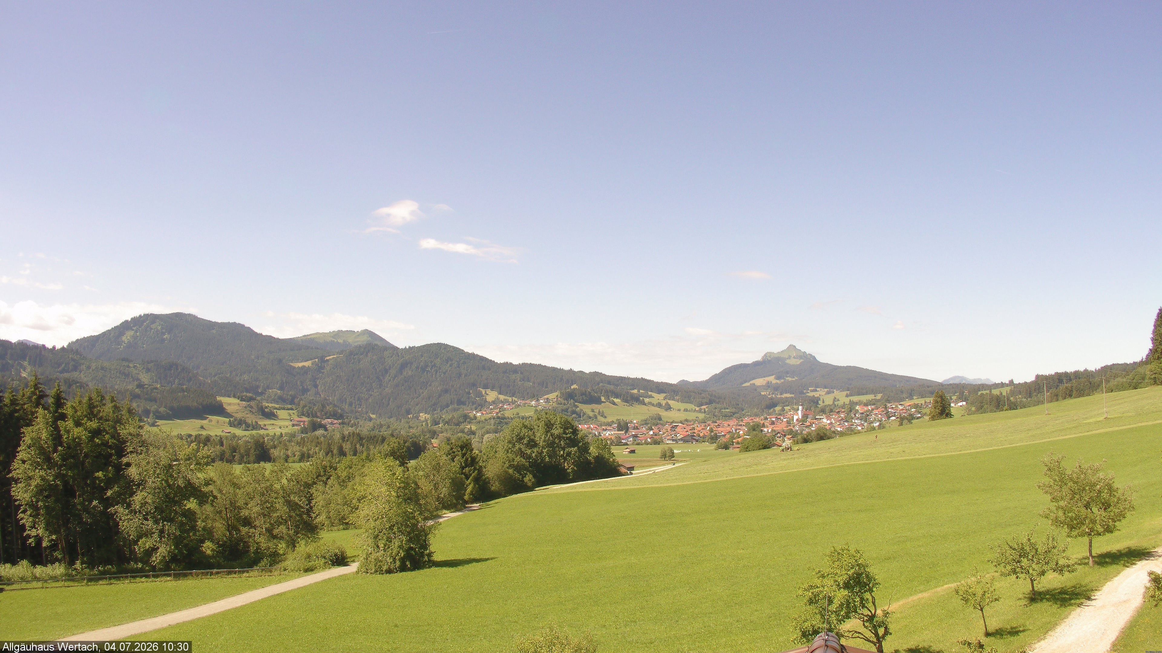 Archiv Foto Webcam Wertach - Allgäuhaus