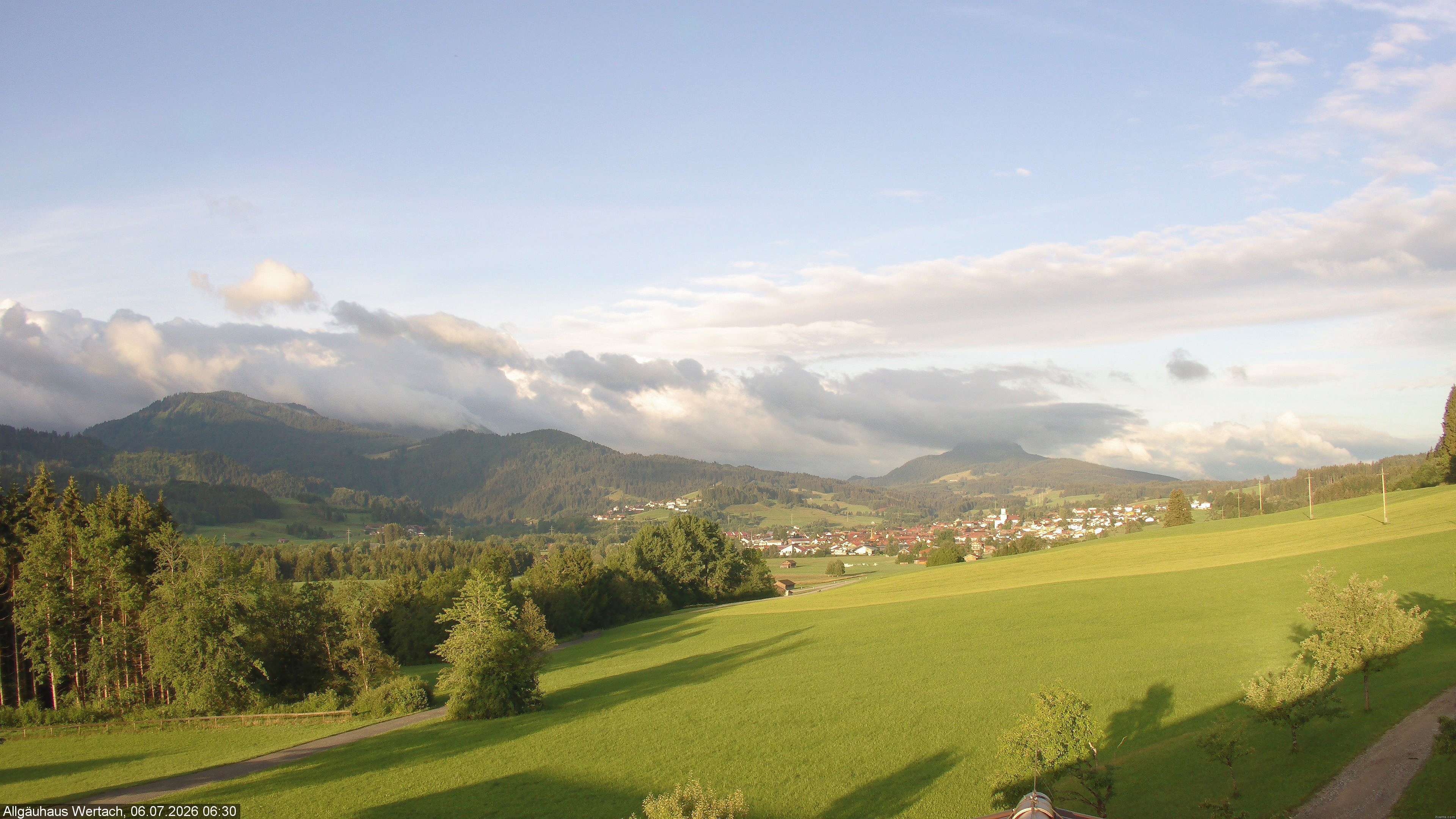 Archiv Foto Webcam Wertach - Allgäuhaus