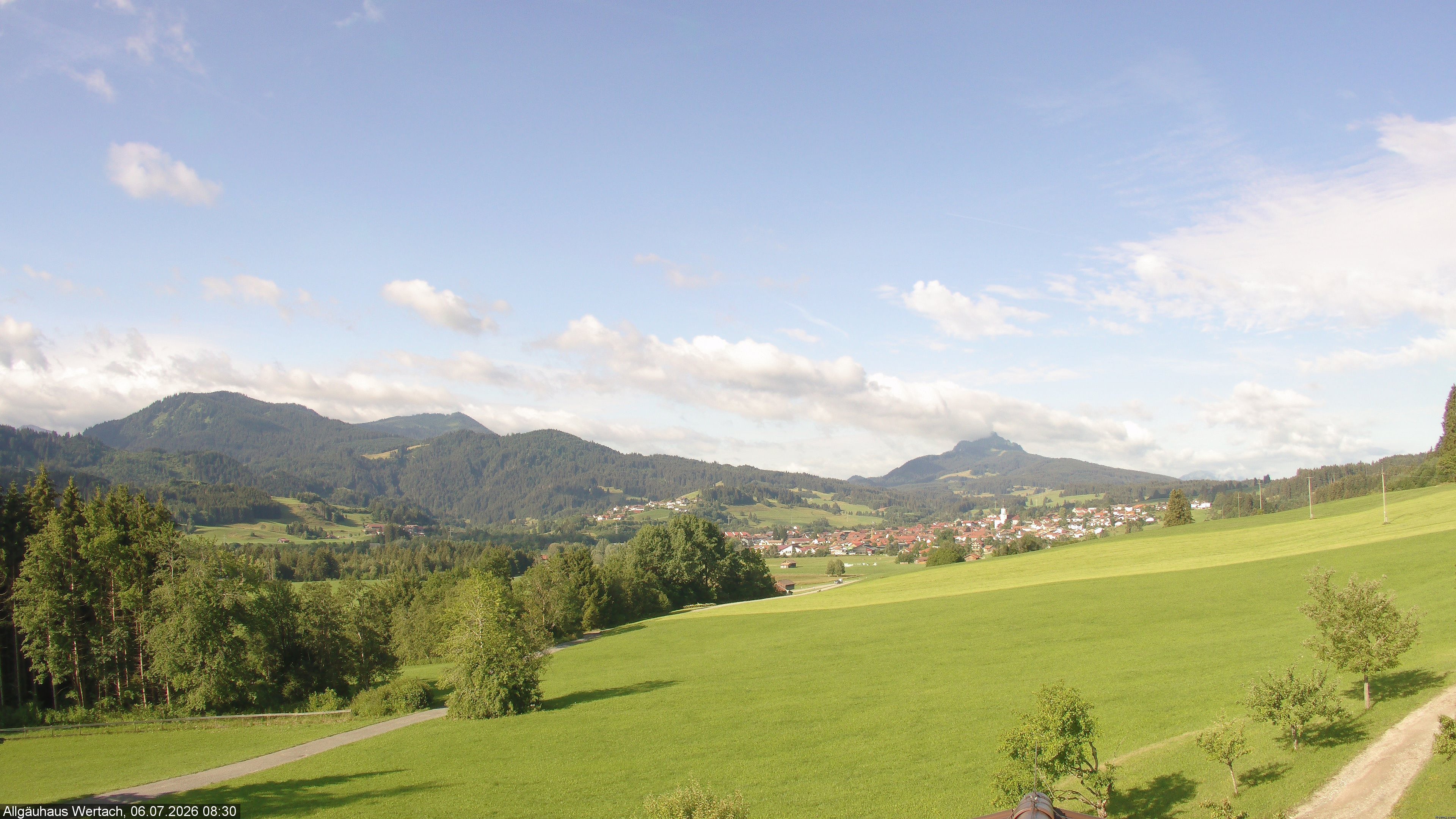 Archiv Foto Webcam Wertach - Allgäuhaus