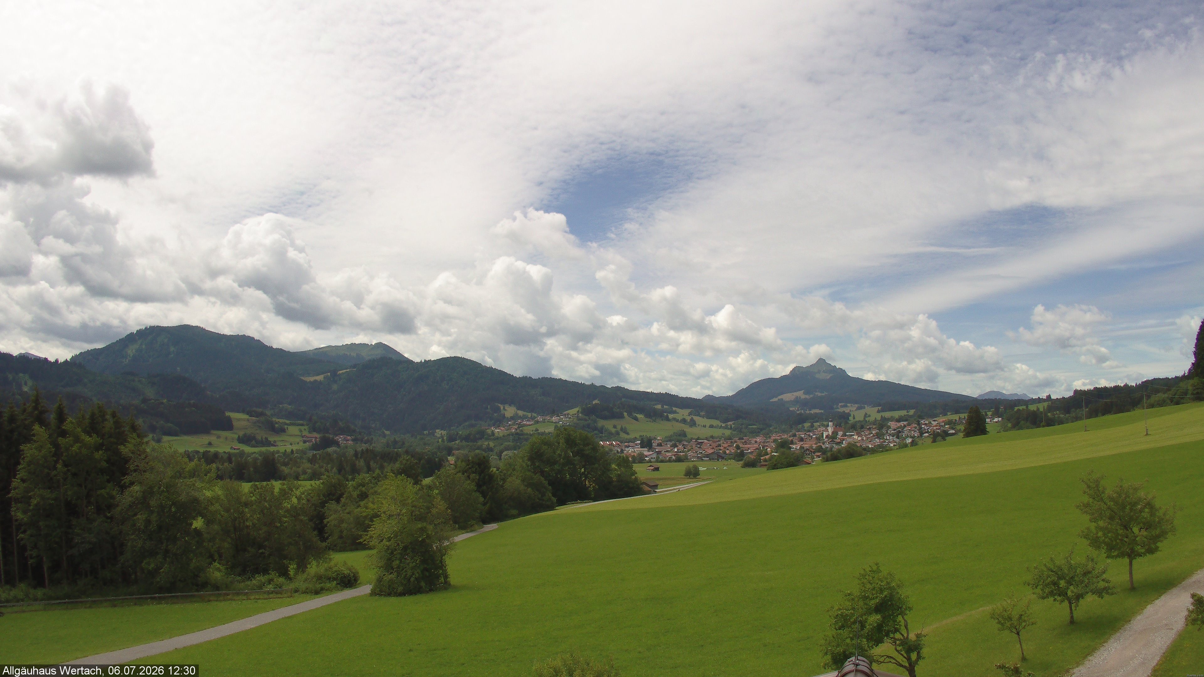 Archiv Foto Webcam Wertach - Allgäuhaus