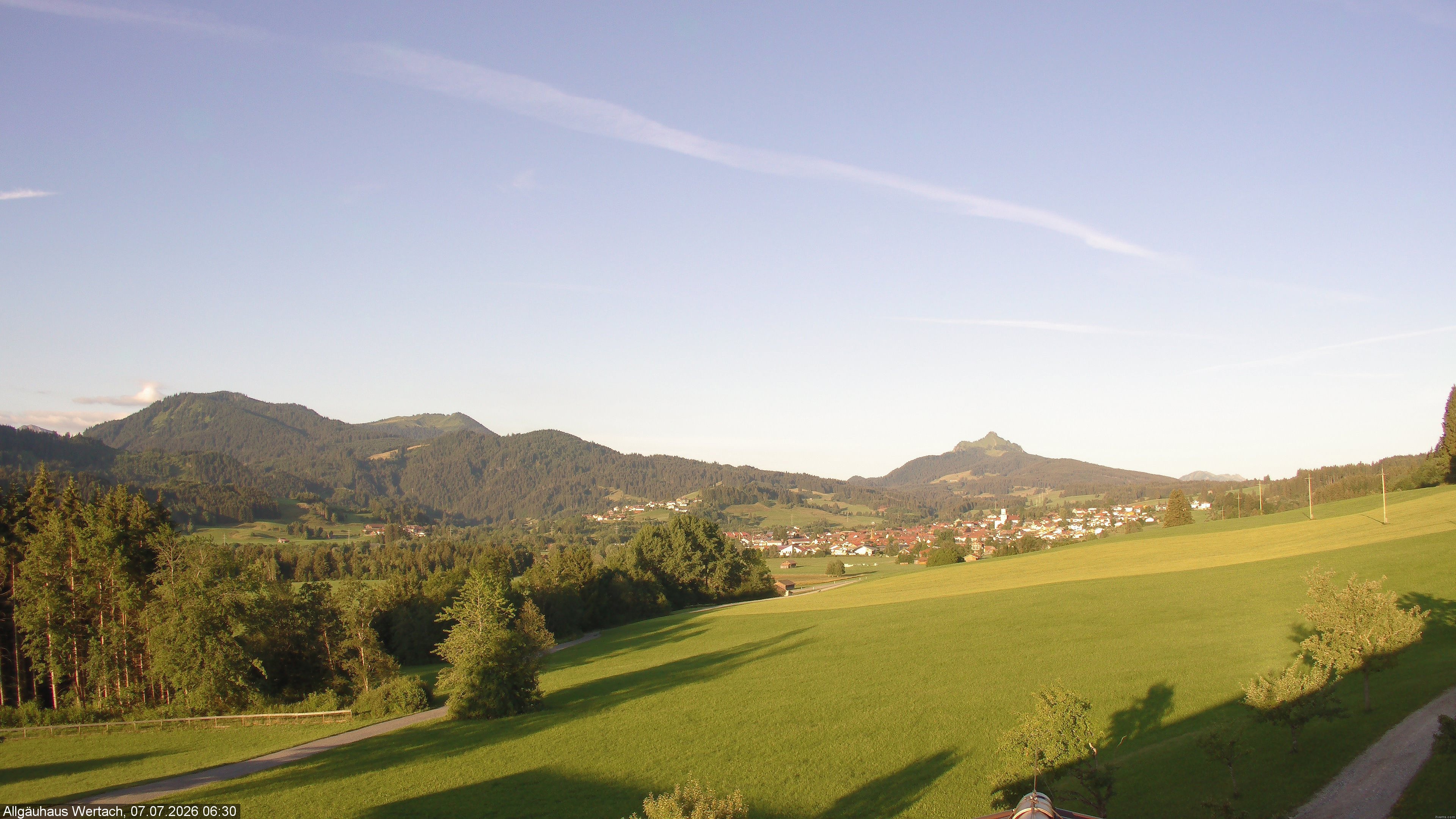 Archiv Foto Webcam Wertach - Allgäuhaus