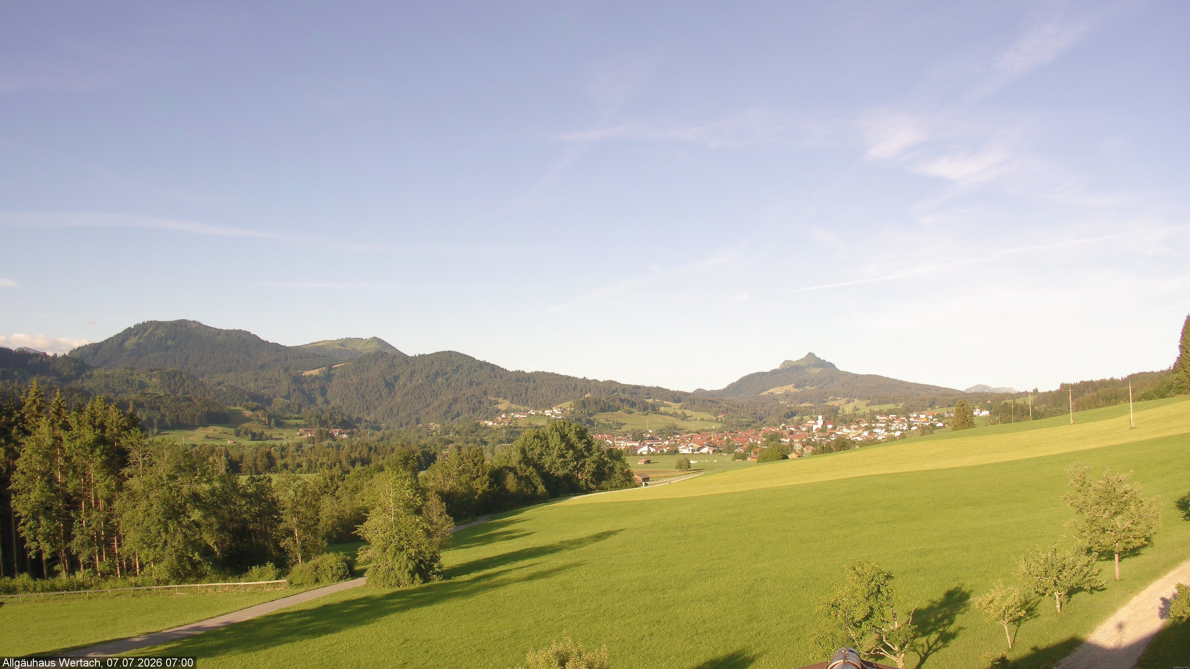 Archiv Foto Webcam Wertach - Allgäuhaus