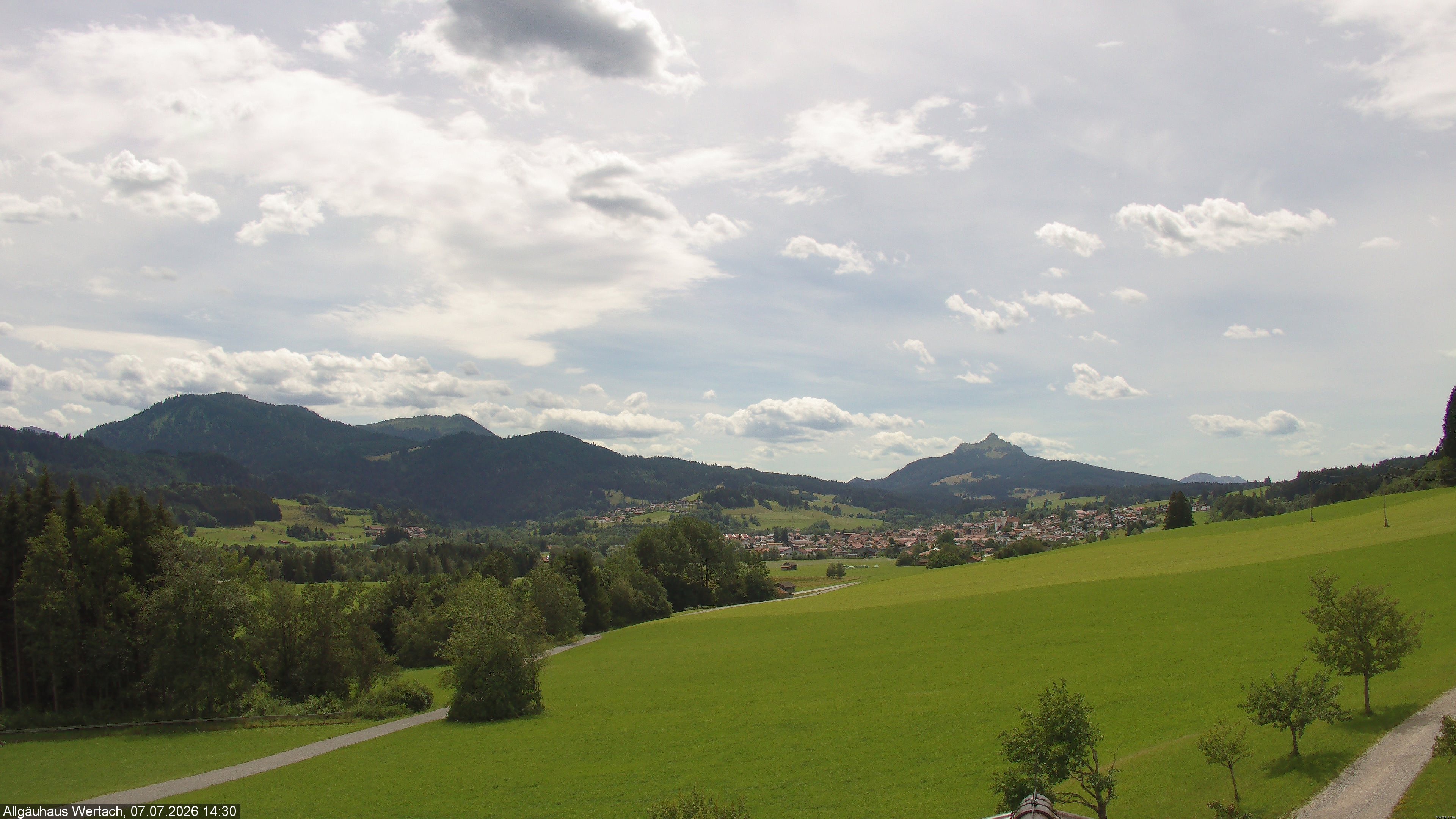 Archiv Foto Webcam Wertach - Allgäuhaus