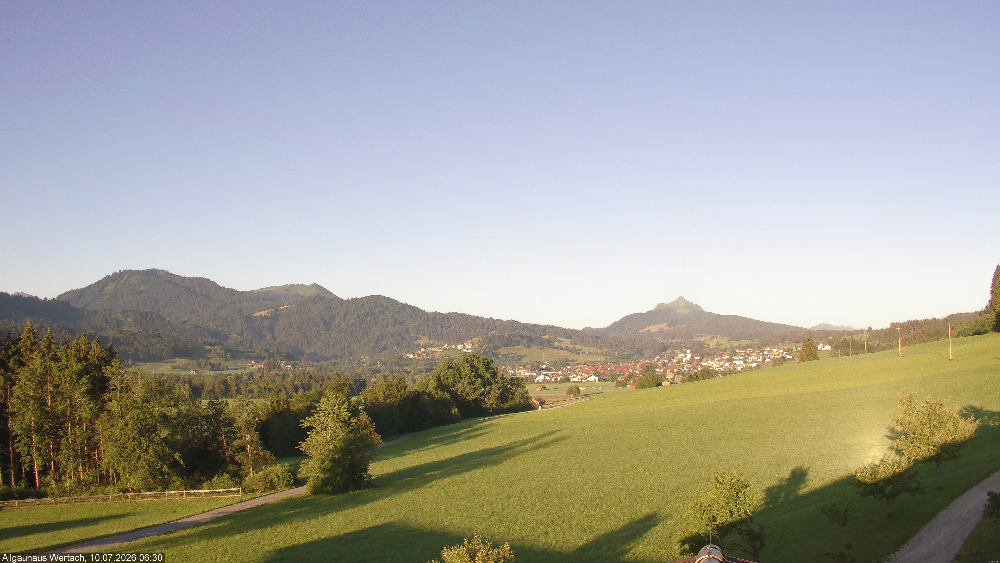 Archiv Foto Webcam Wertach - Allgäuhaus