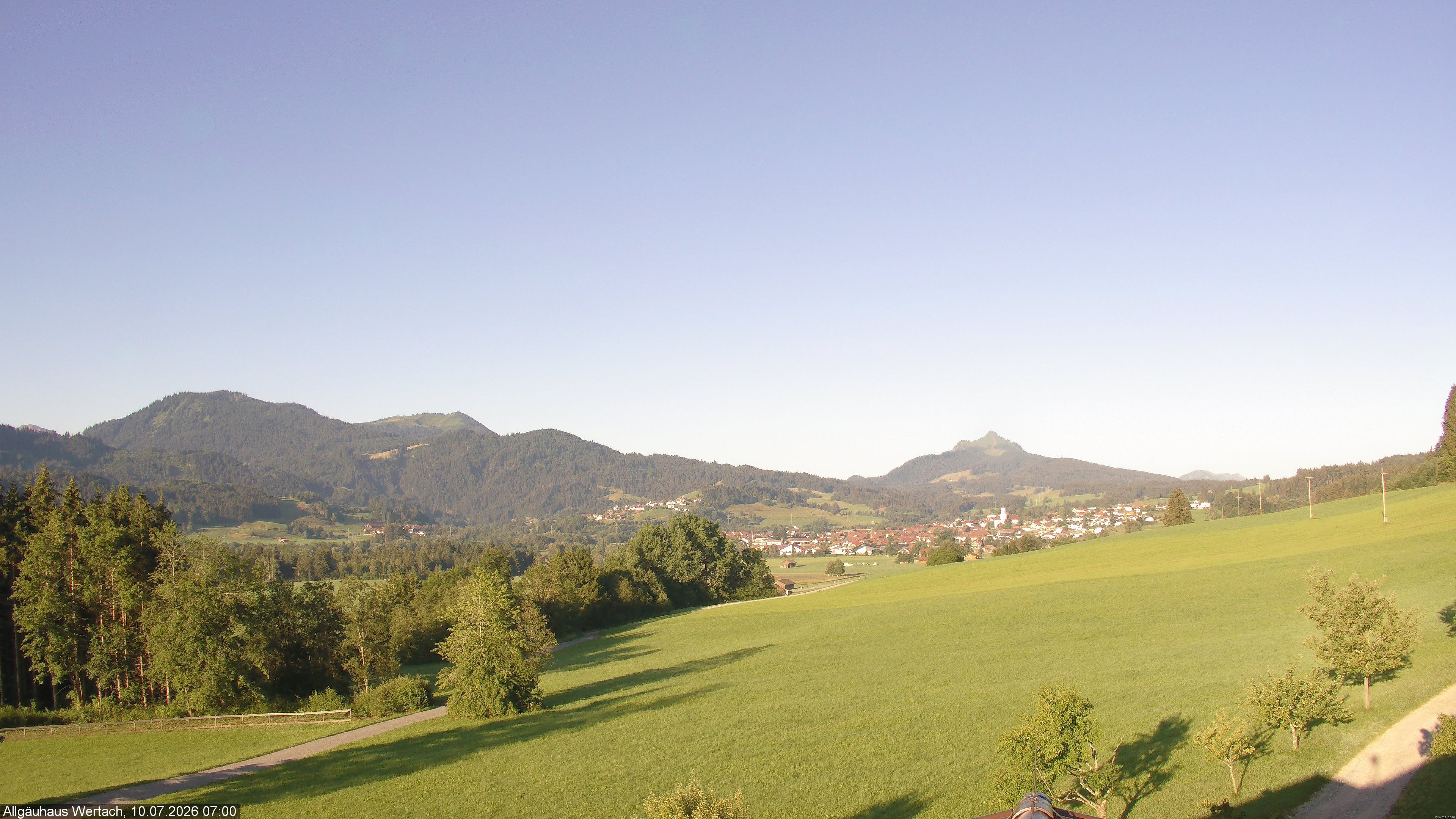 Archiv Foto Webcam Wertach - Allgäuhaus