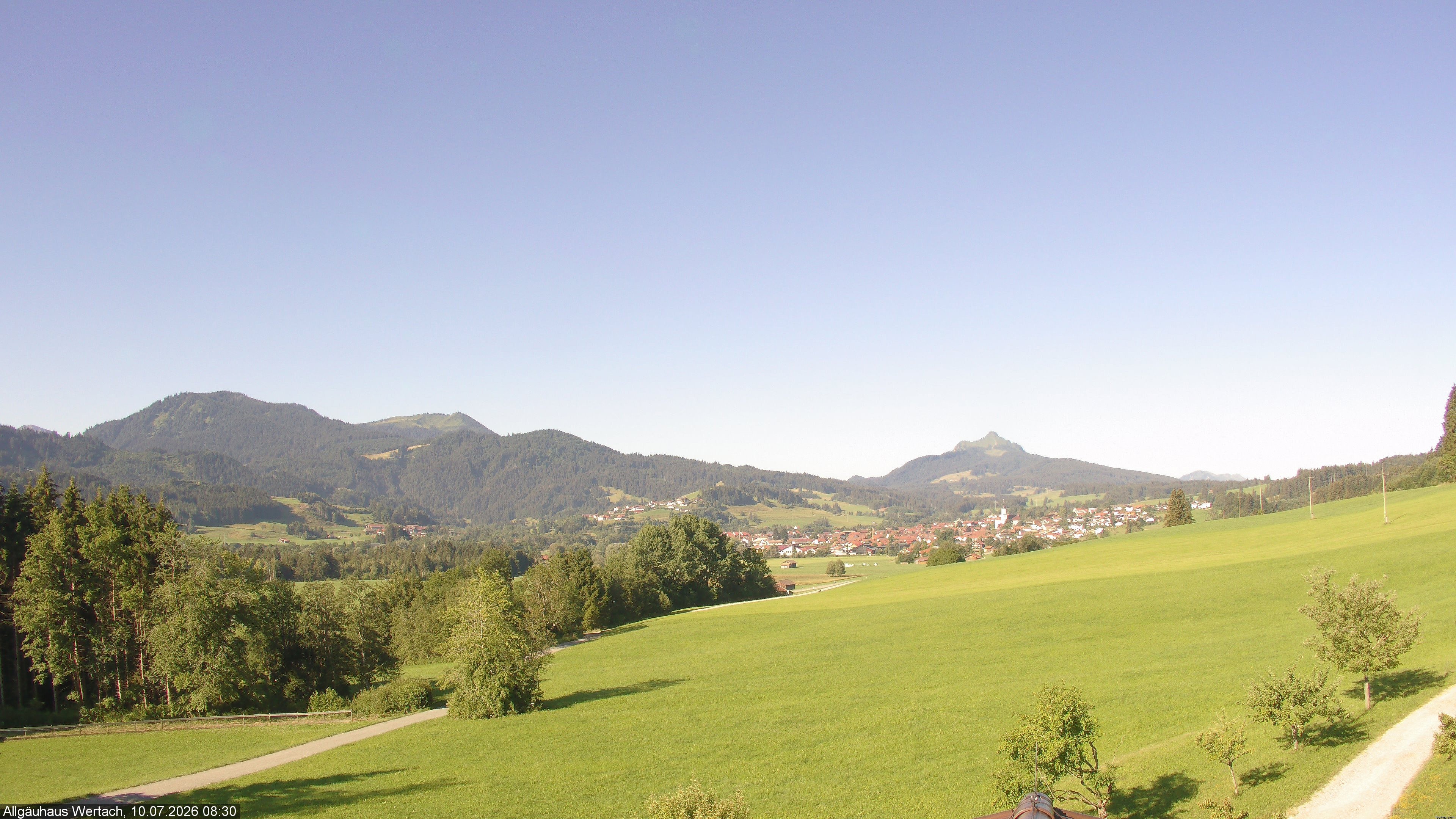 Archiv Foto Webcam Wertach - Allgäuhaus