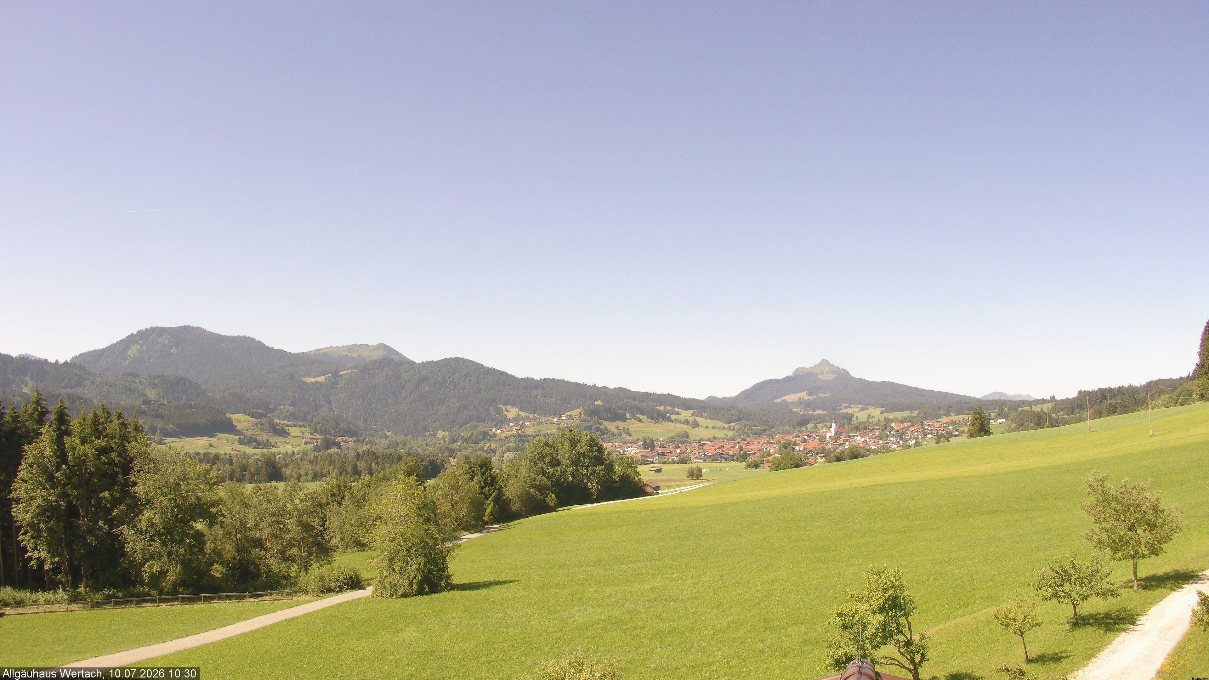 Archiv Foto Webcam Wertach - Allgäuhaus