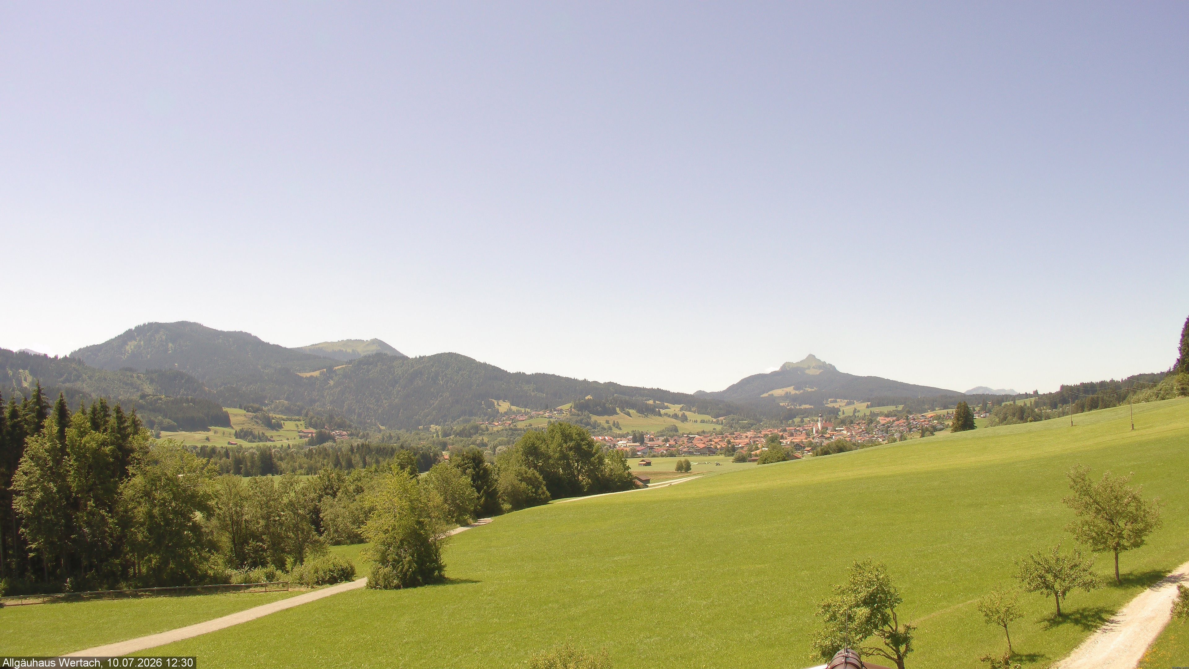 Archiv Foto Webcam Wertach - Allgäuhaus