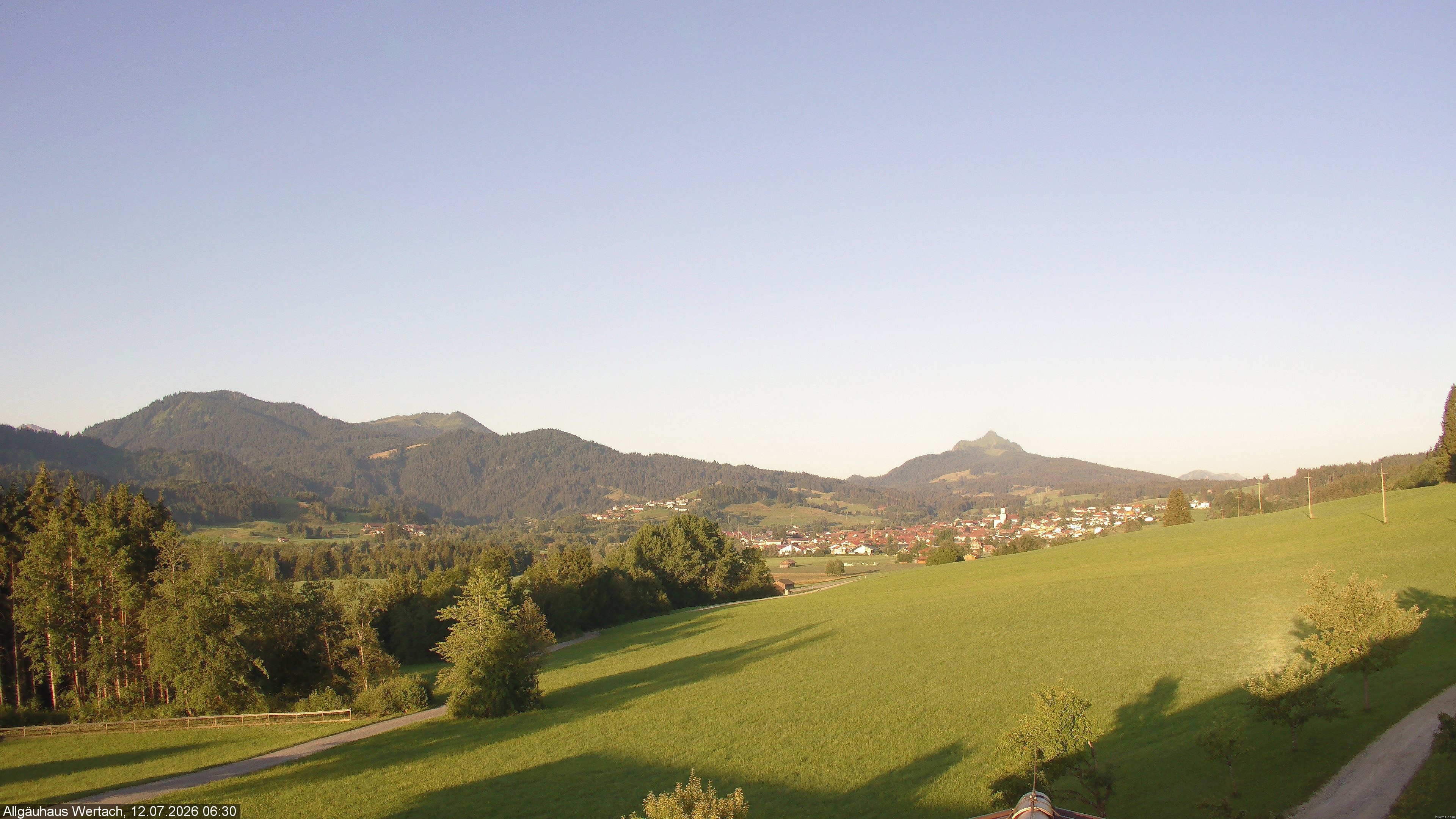 Archiv Foto Webcam Wertach - Allgäuhaus