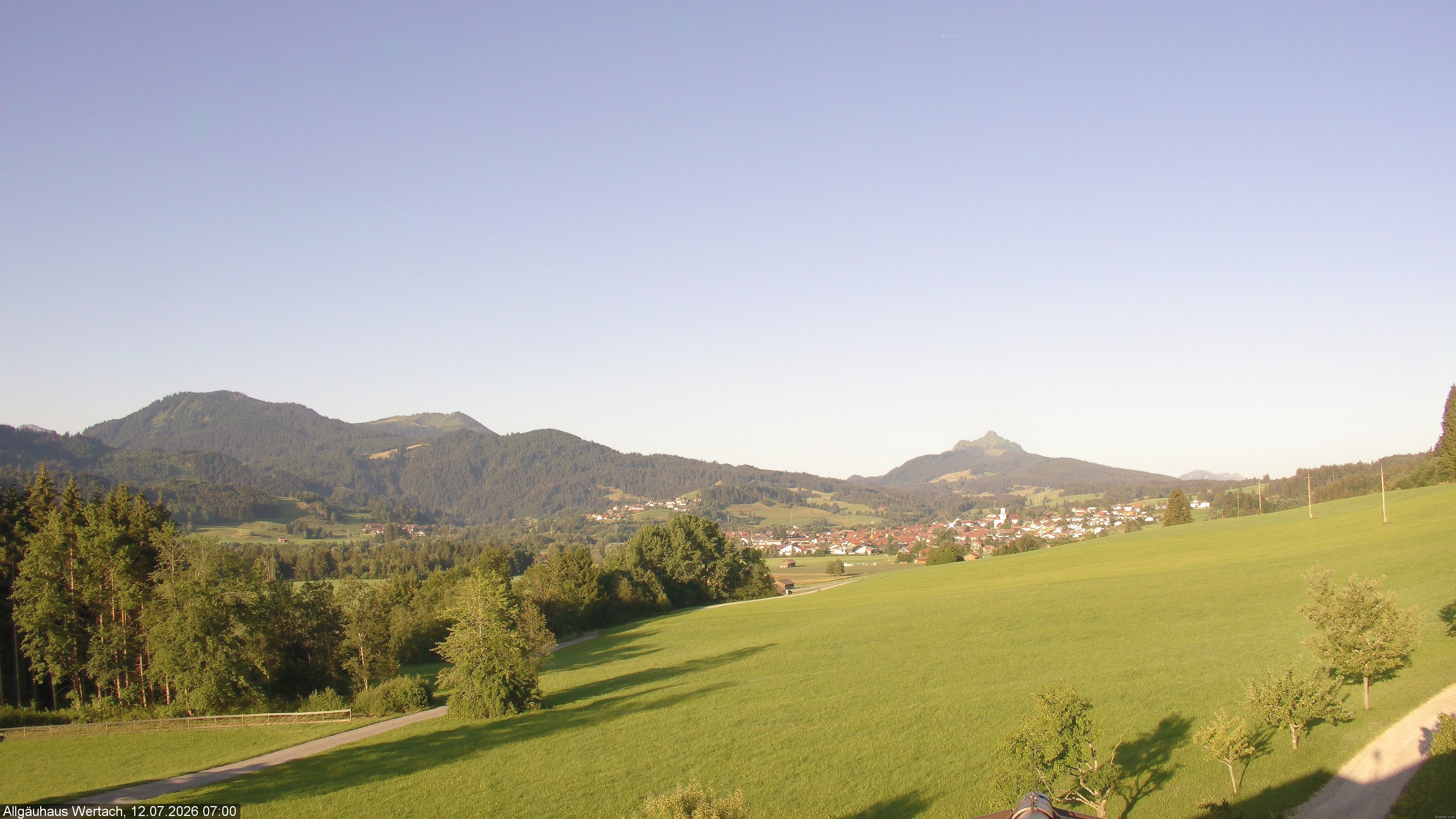 Archiv Foto Webcam Wertach - Allgäuhaus