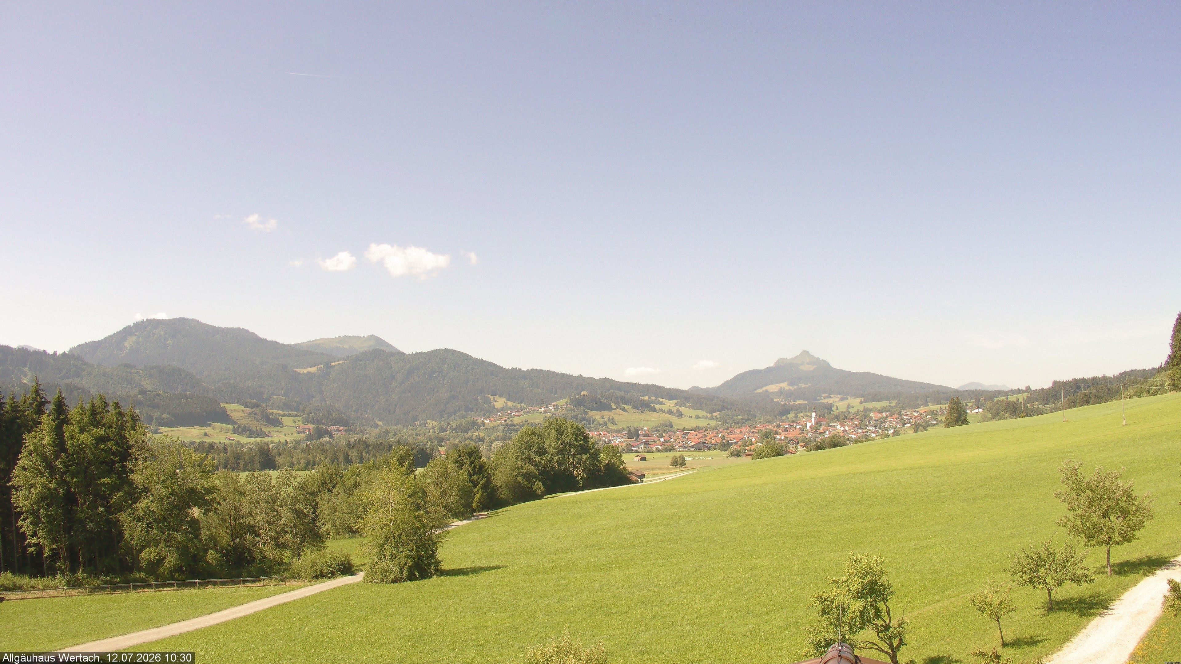 Archiv Foto Webcam Wertach - Allgäuhaus