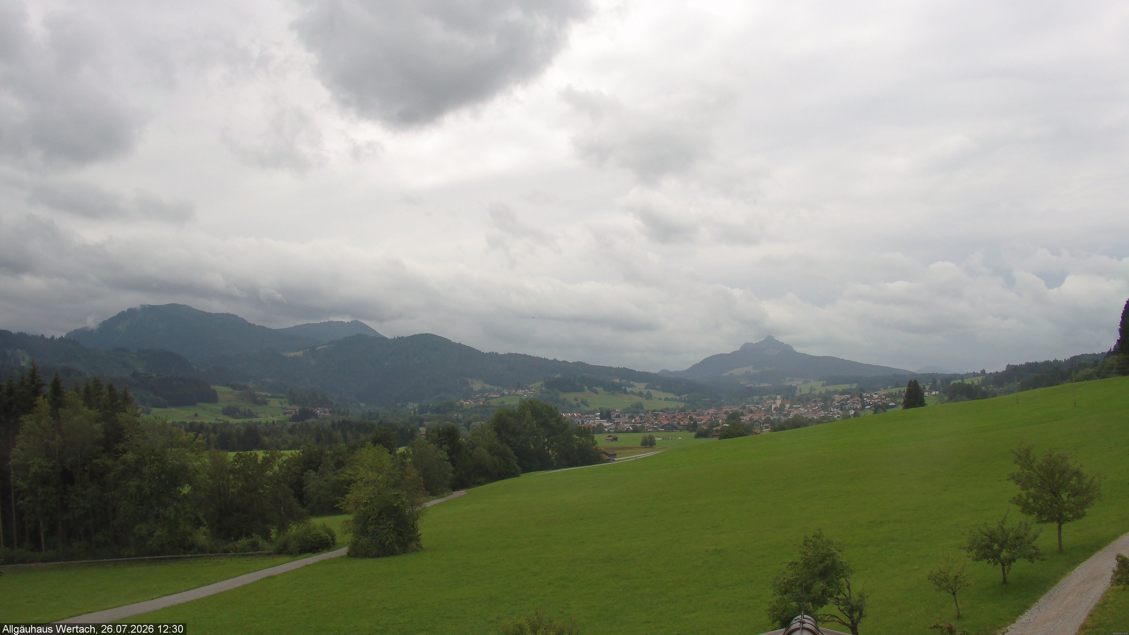 Archiv Foto Webcam Wertach - Allgäuhaus