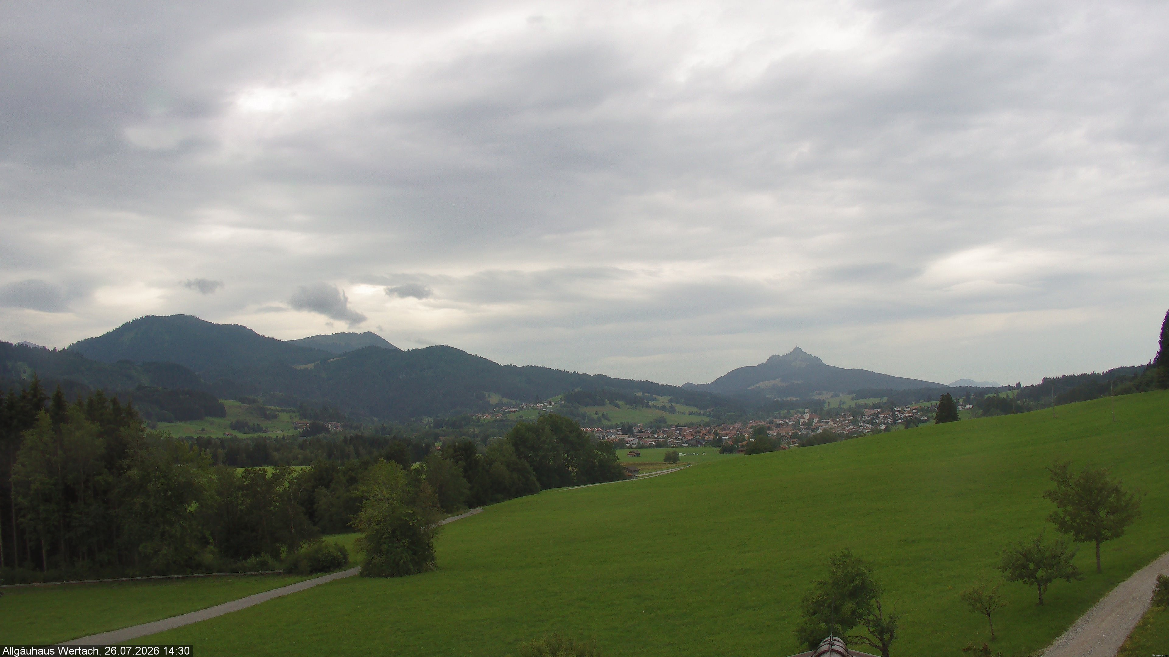 Archiv Foto Webcam Wertach - Allgäuhaus