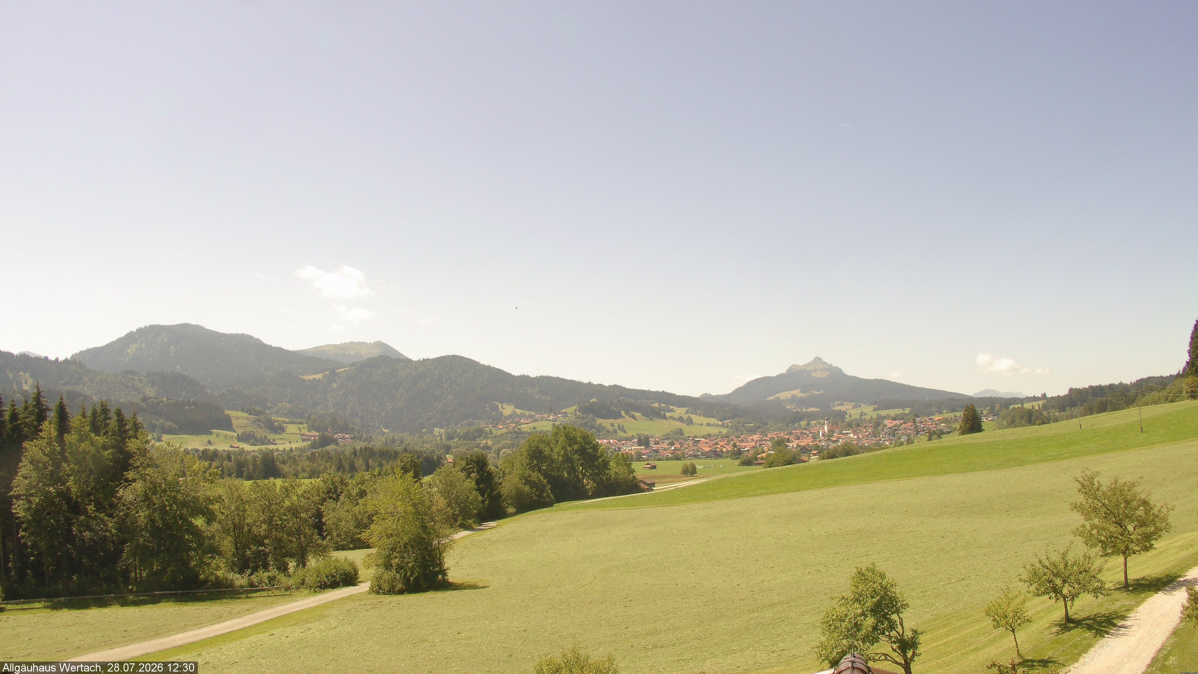 Archiv Foto Webcam Wertach - Allgäuhaus