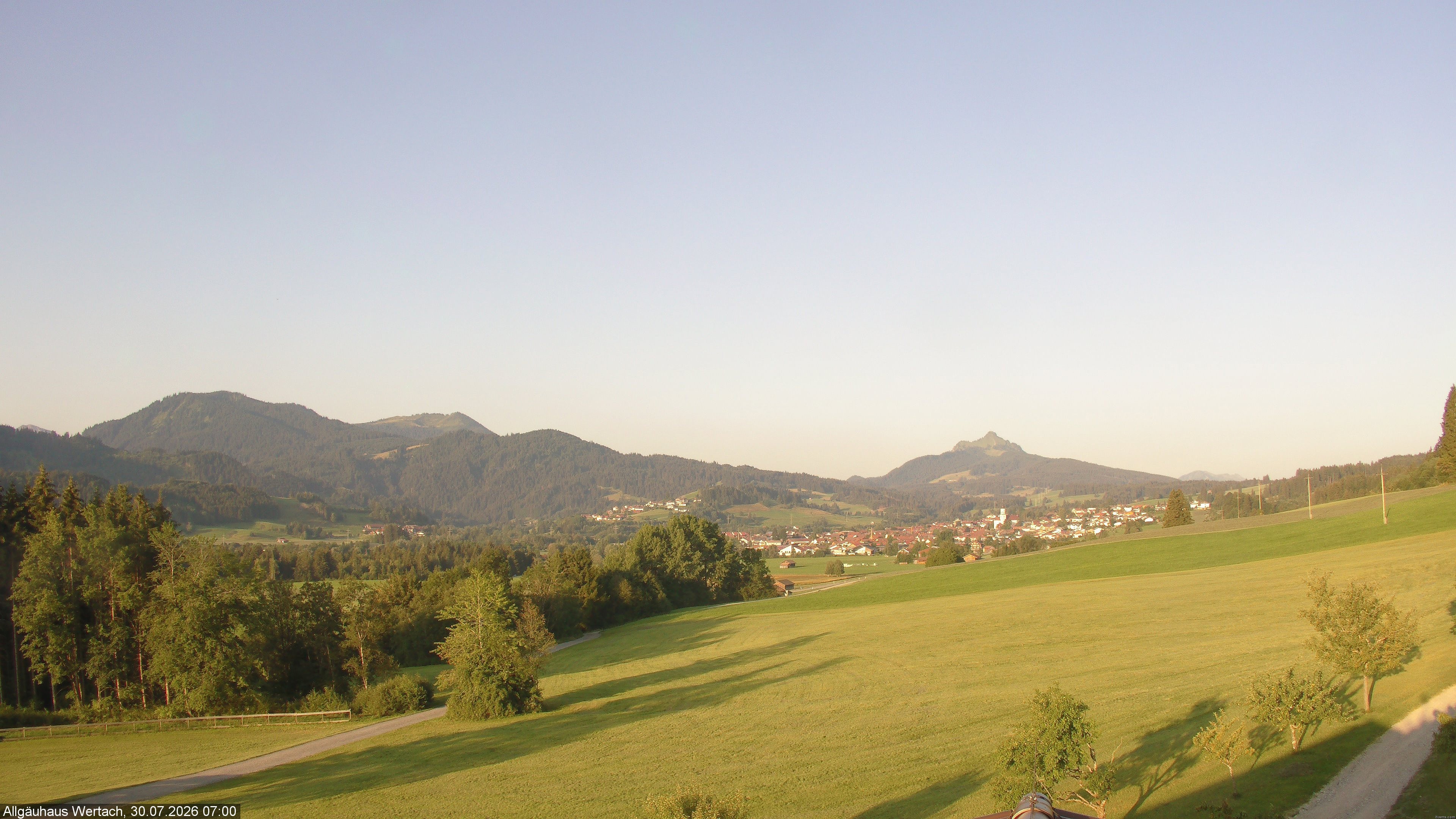 Archiv Foto Webcam Wertach - Allgäuhaus