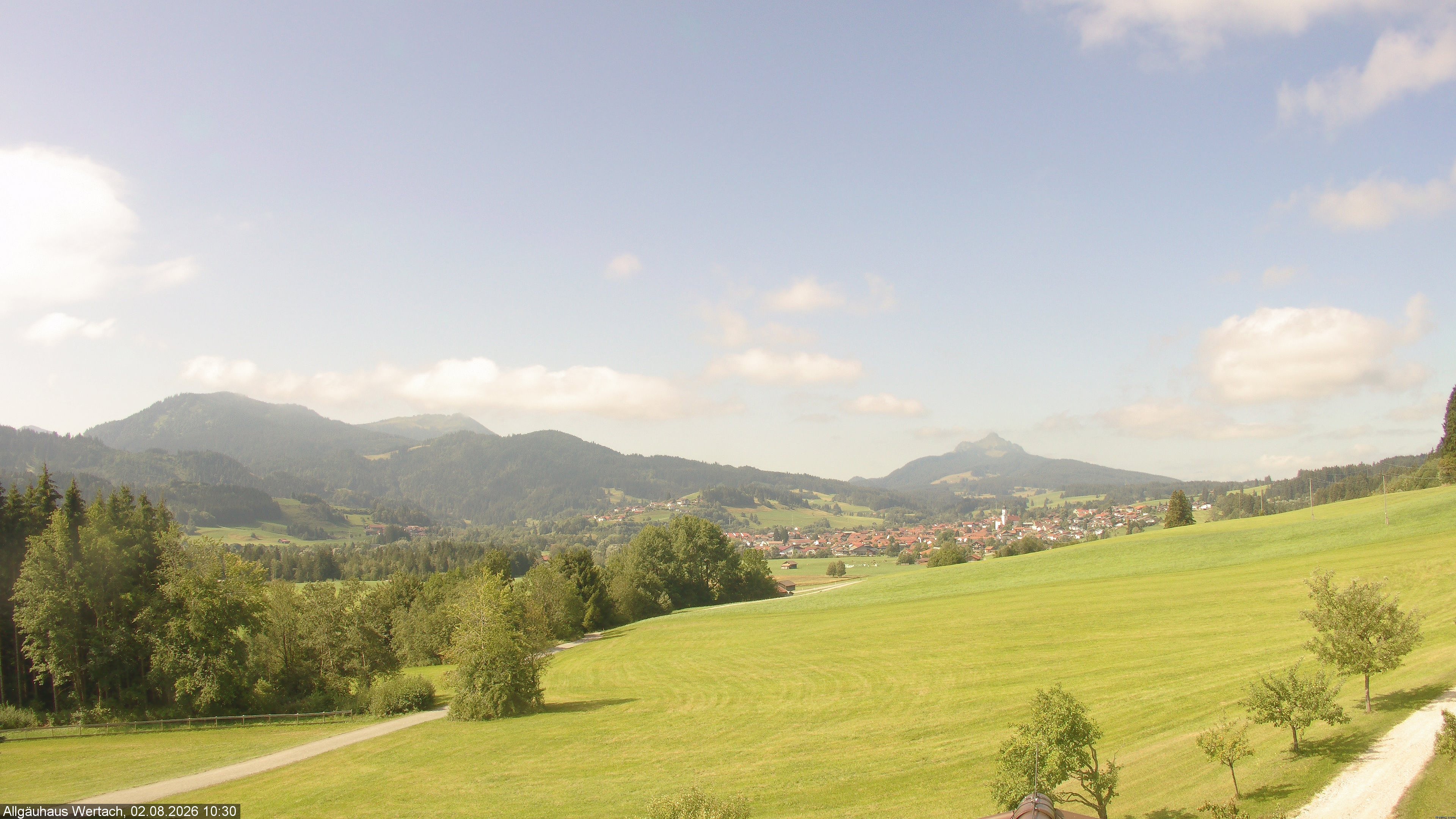 Archiv Foto Webcam Wertach - Allgäuhaus