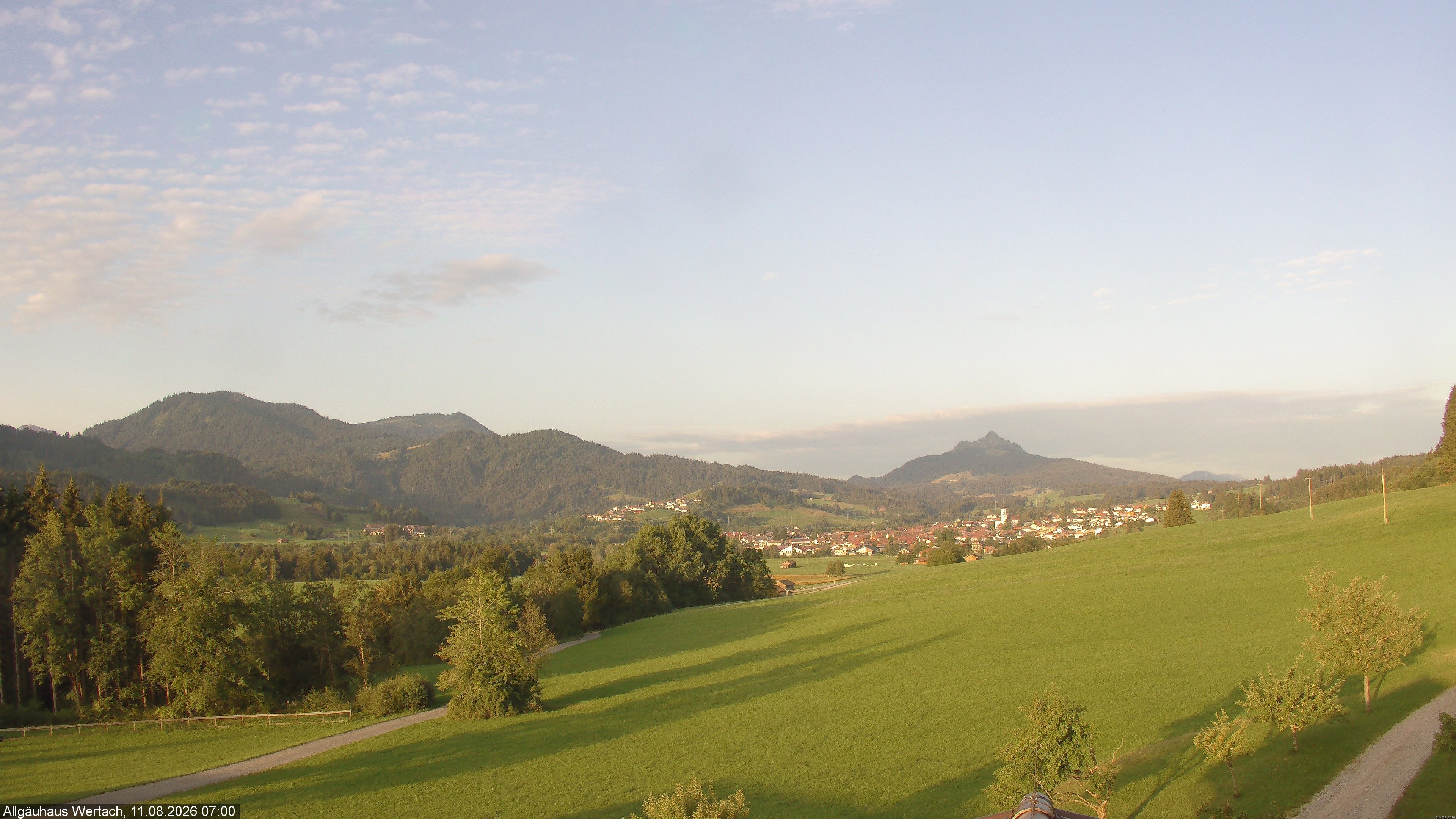 Archiv Foto Webcam Wertach - Allgäuhaus