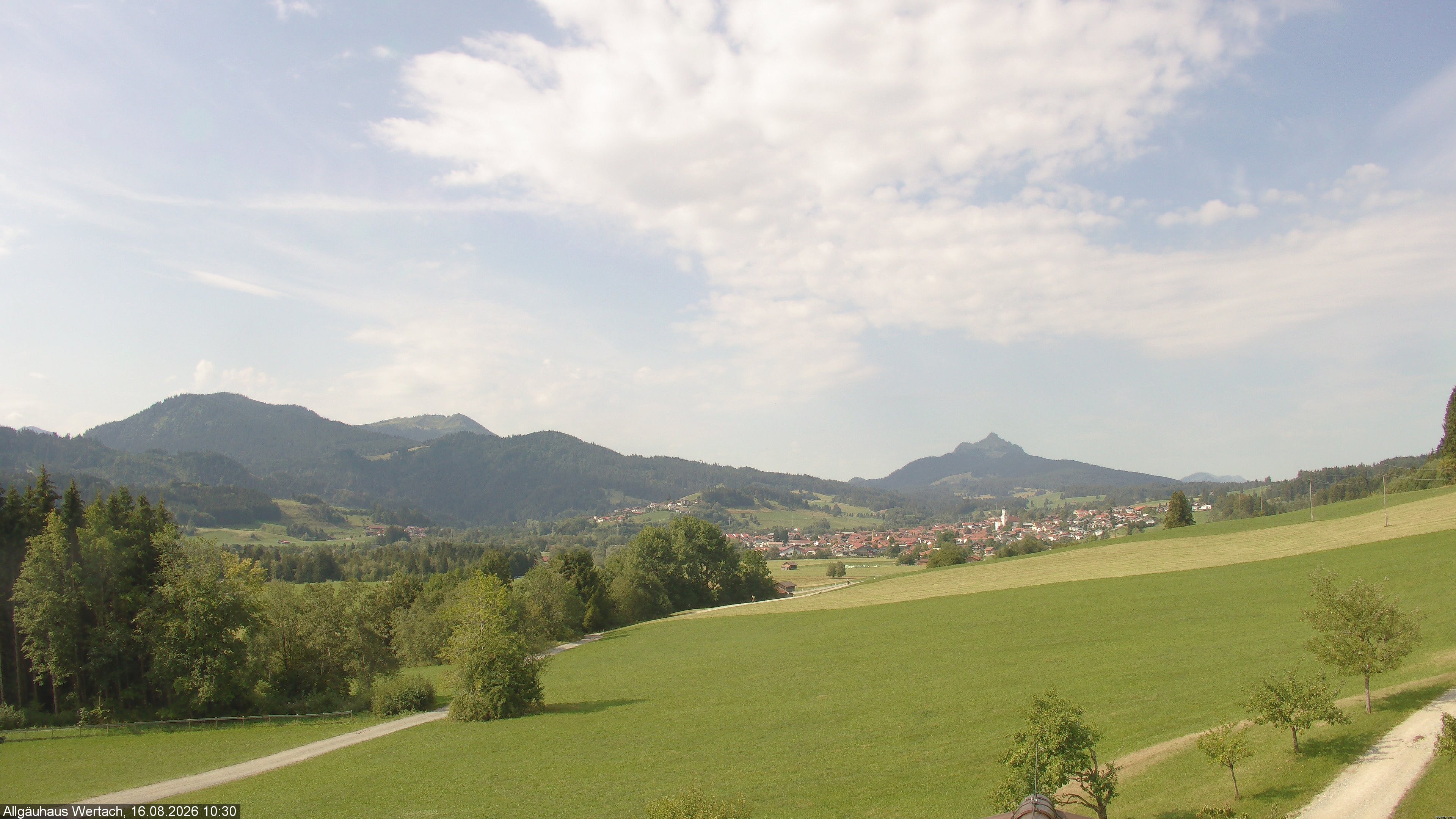 Archiv Foto Webcam Wertach - Allgäuhaus