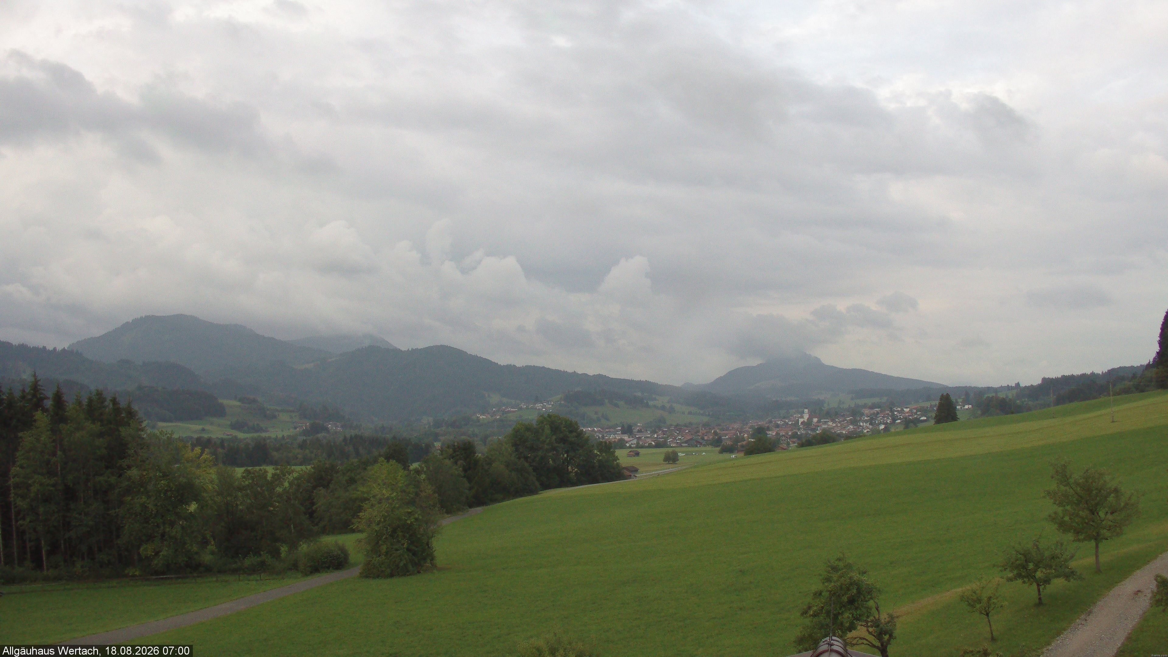 Archiv Foto Webcam Wertach - Allgäuhaus