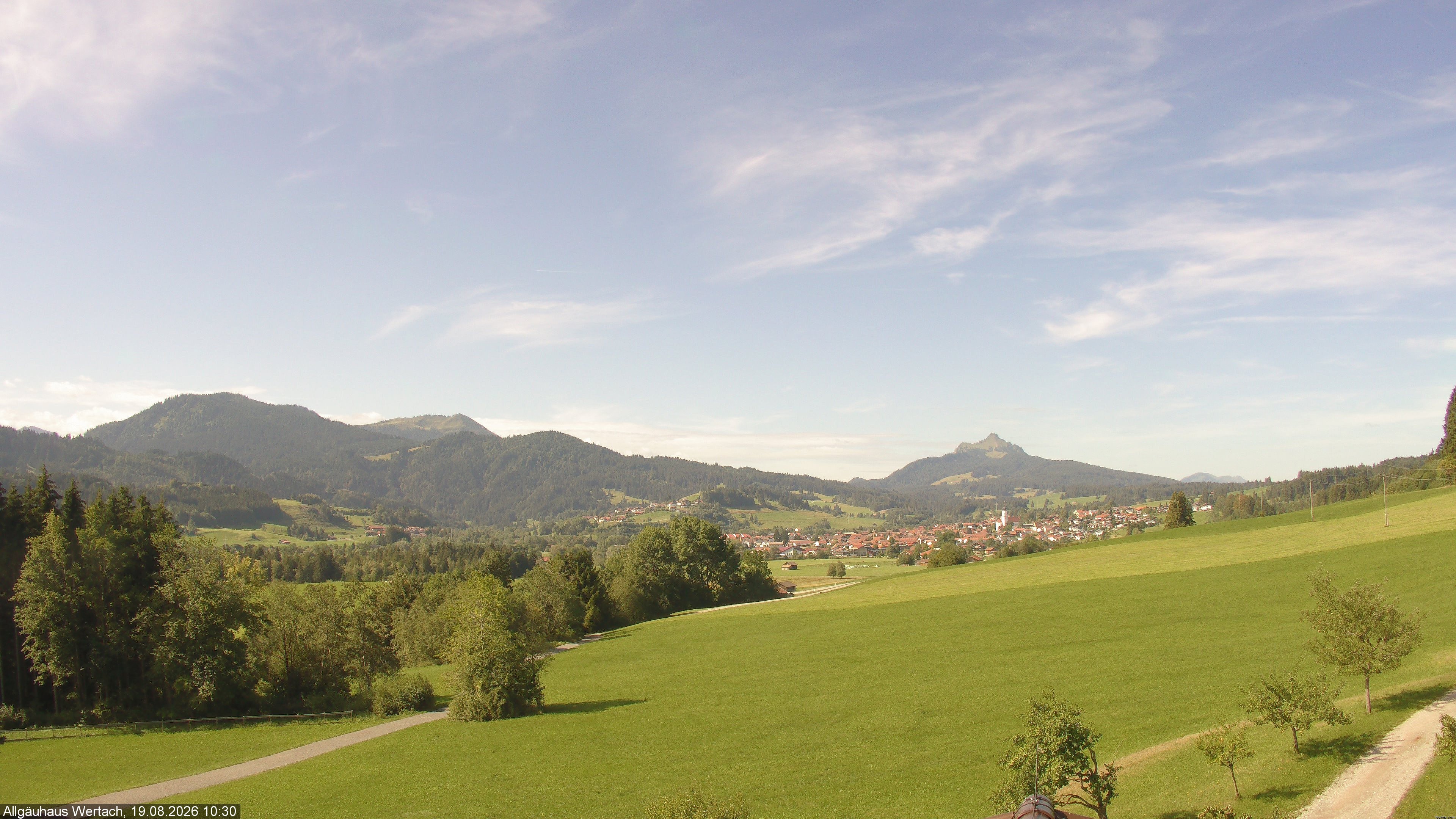 Archiv Foto Webcam Wertach - Allgäuhaus