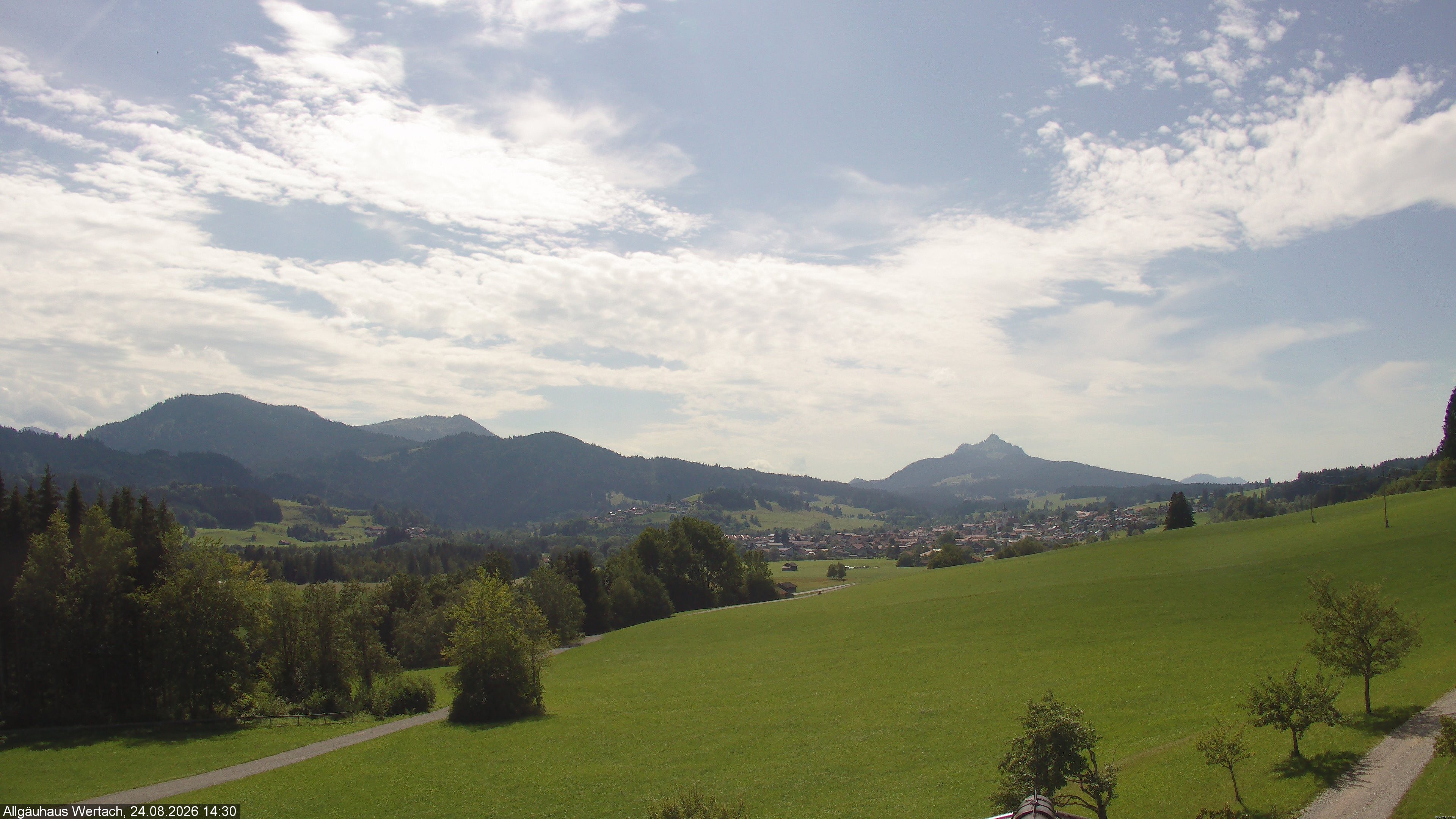Archiv Foto Webcam Wertach - Allgäuhaus