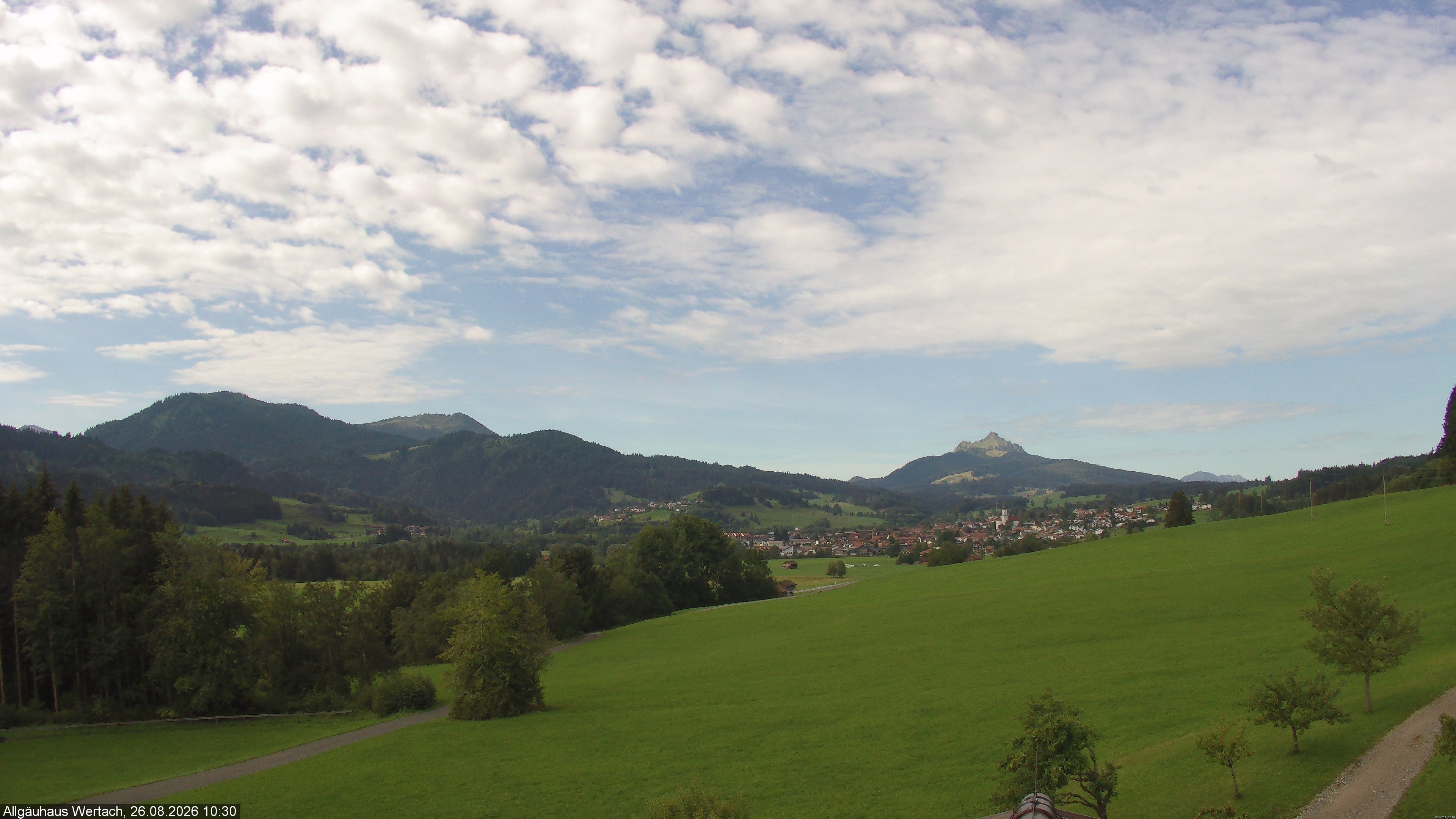 Archiv Foto Webcam Wertach - Allgäuhaus