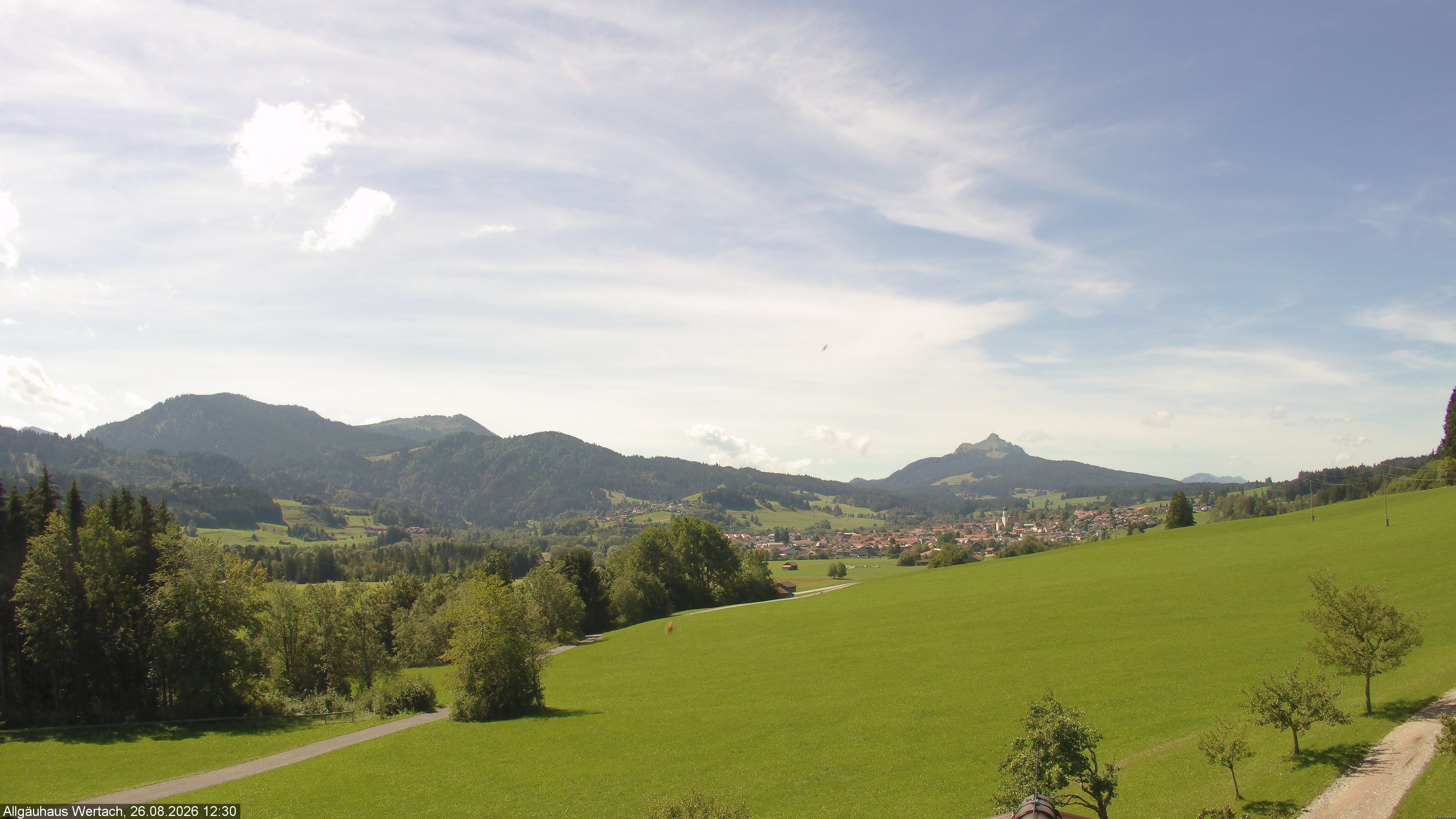 Archiv Foto Webcam Wertach - Allgäuhaus