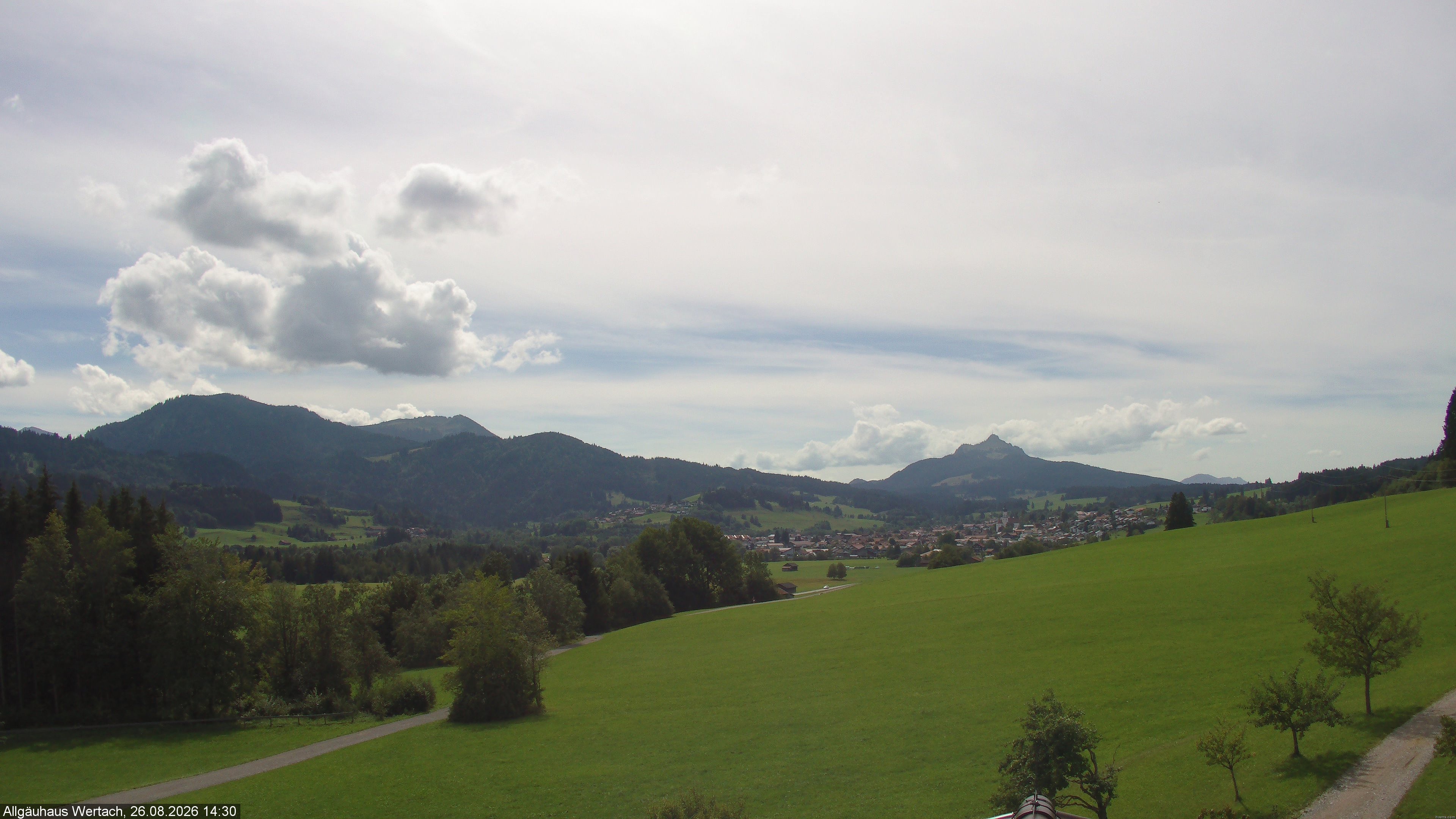 Archiv Foto Webcam Wertach - Allgäuhaus